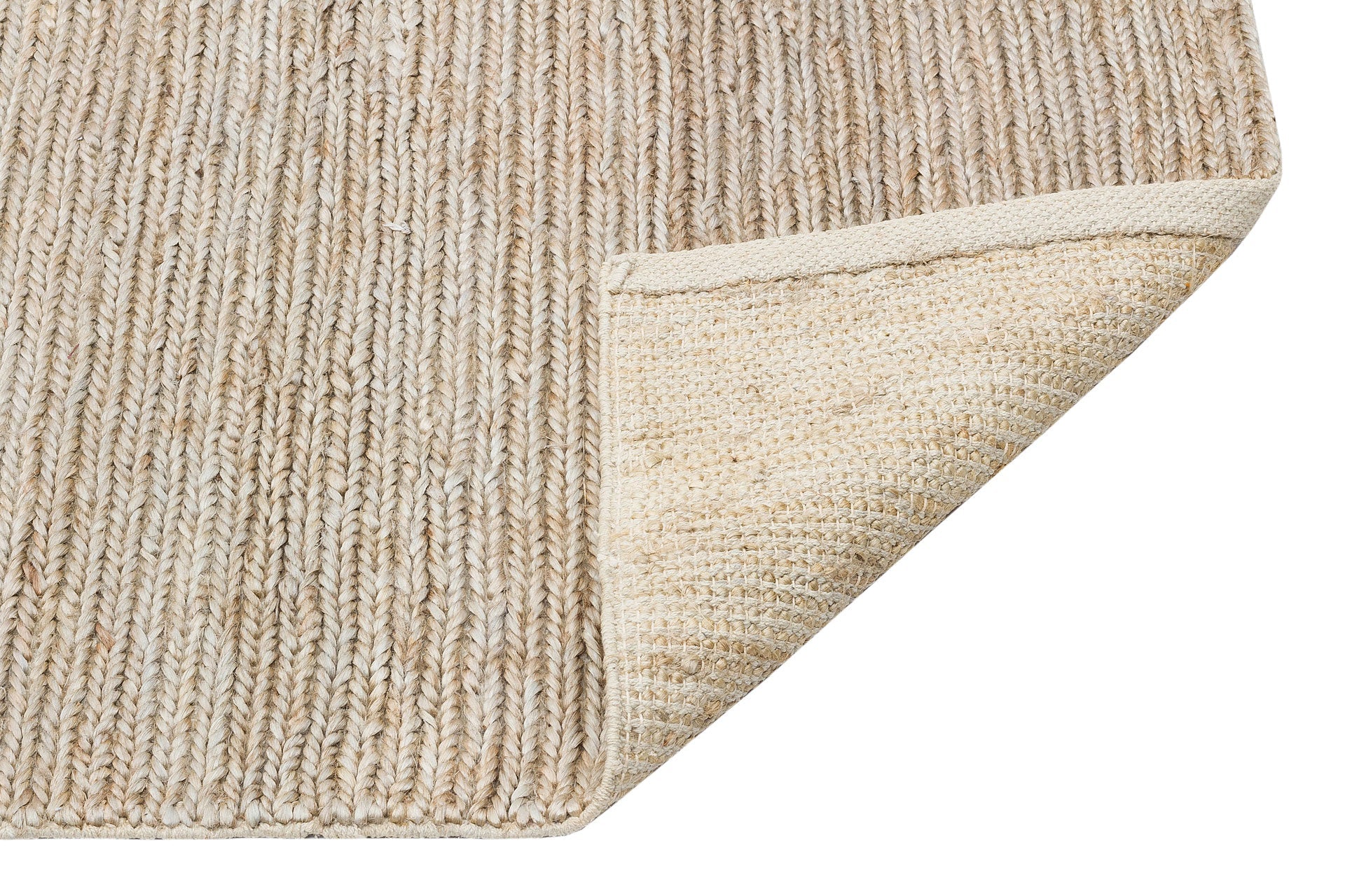 Schladming Grey Modern Handmade Jute Rug
