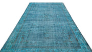 Atina Turquoise Vintage Wool Handmade Area Rug 7'1" x 10'10"