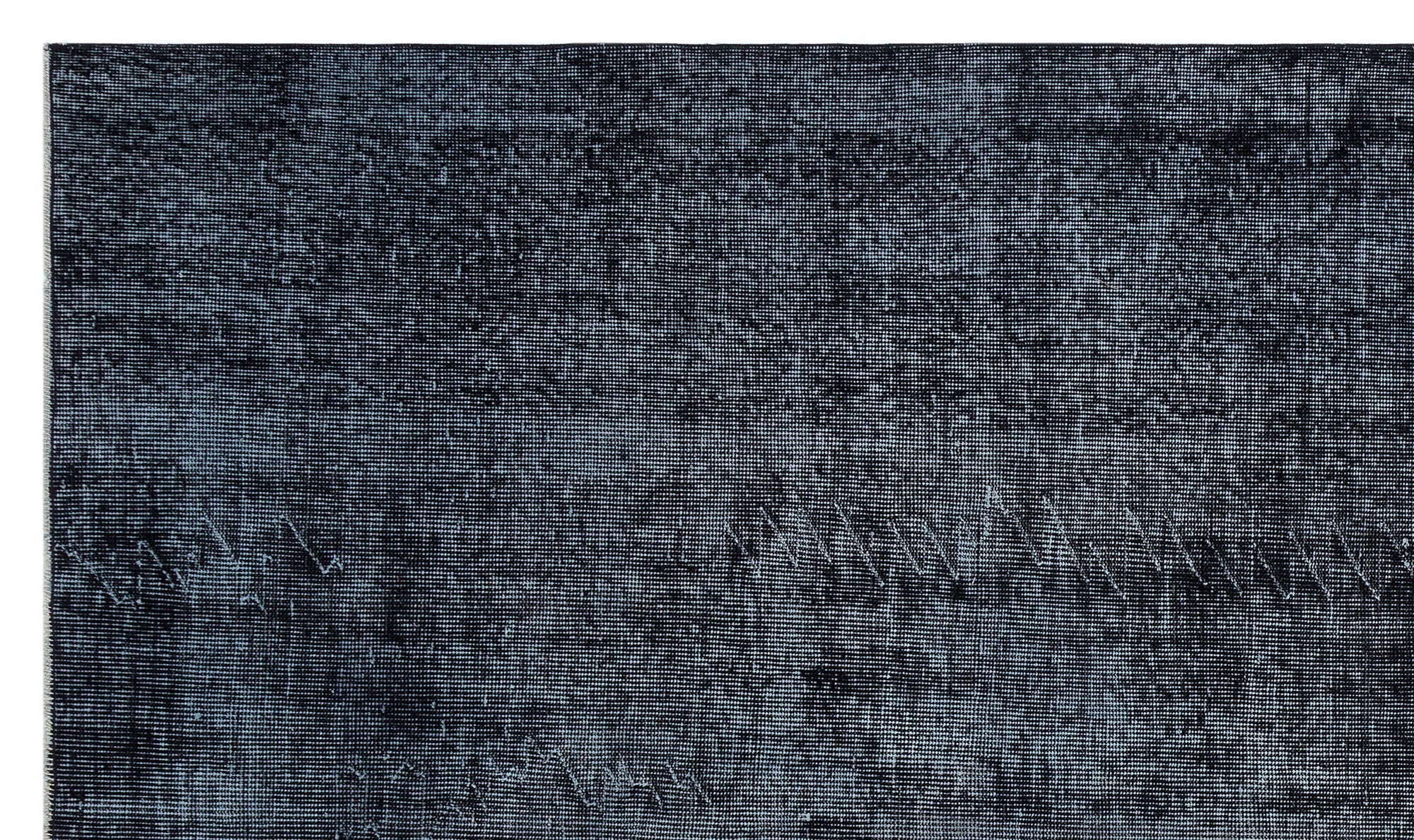 Atina Black Vintage Wool Handmade Area Rug 5'4" x 9'2"