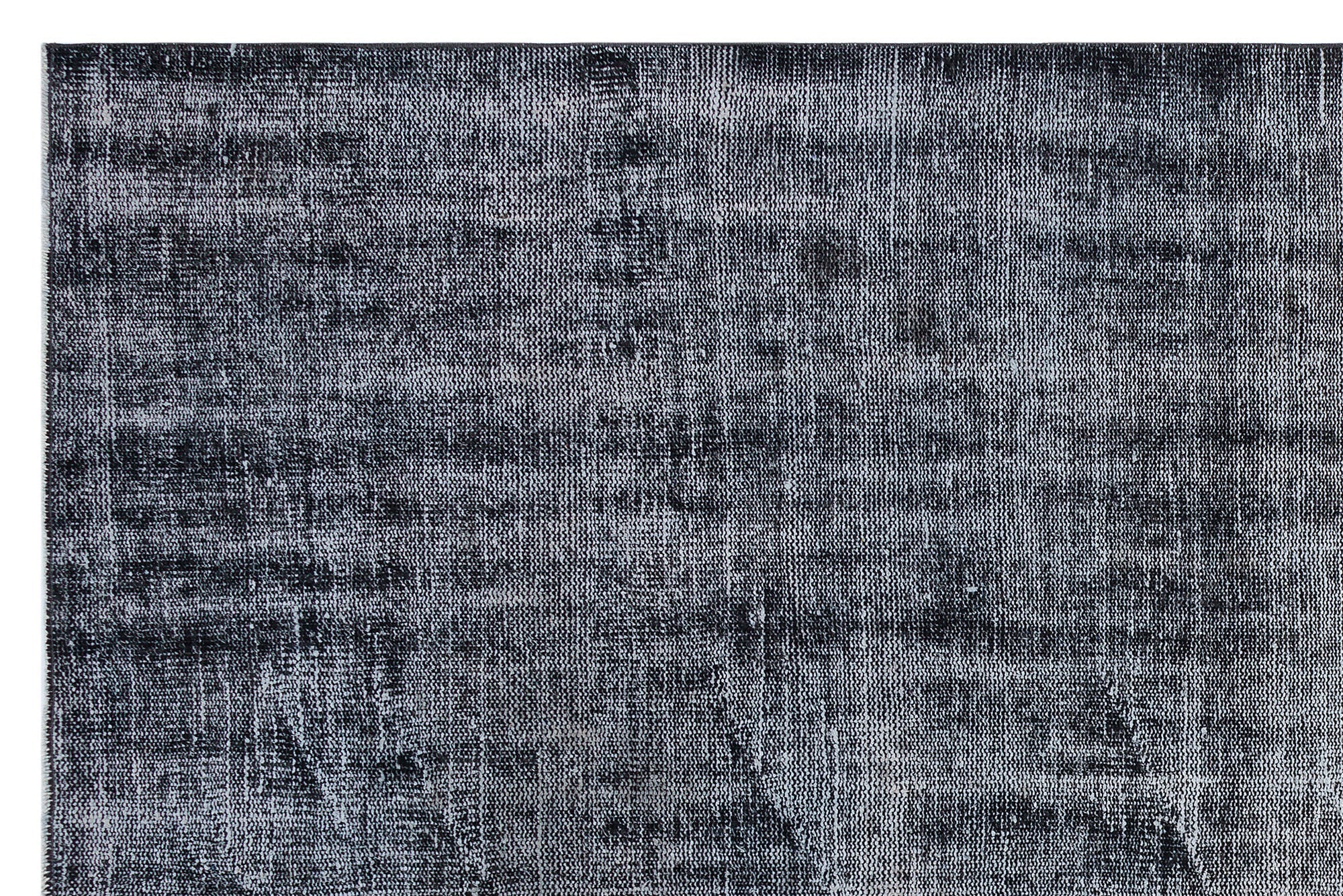 Atina Grey Vintage Wool Handmade Area Rug 5'9" x 8'8"