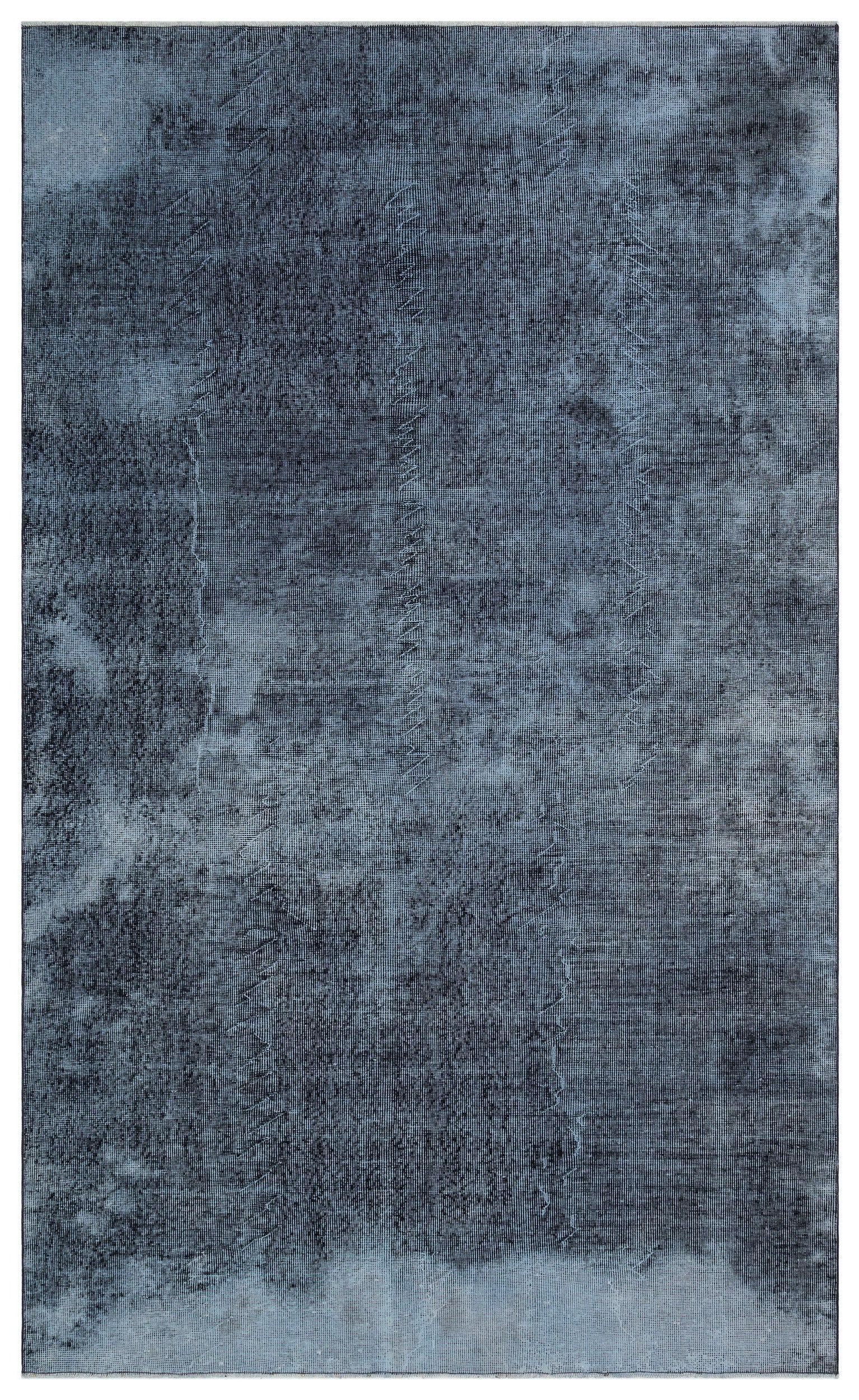 Atina Grey Vintage Wool Handmade Area Rug 5'11" x 9'10"