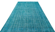 Atina Turquoise Vintage Wool Handmade Area Rug 6'11" x 10'2"