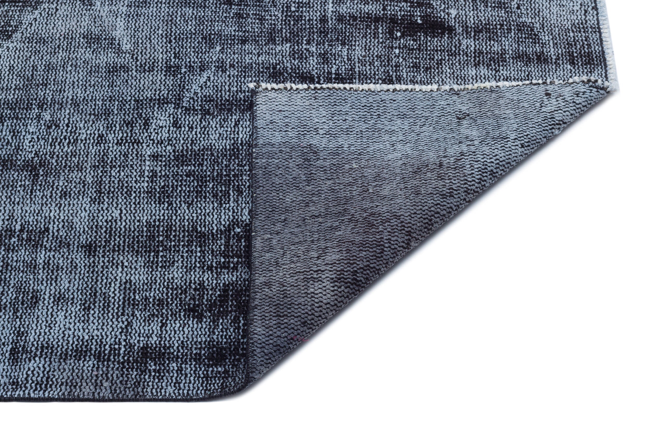 Atina Grey Vintage Wool Handmade Area Rug 6'3" x 7'6"