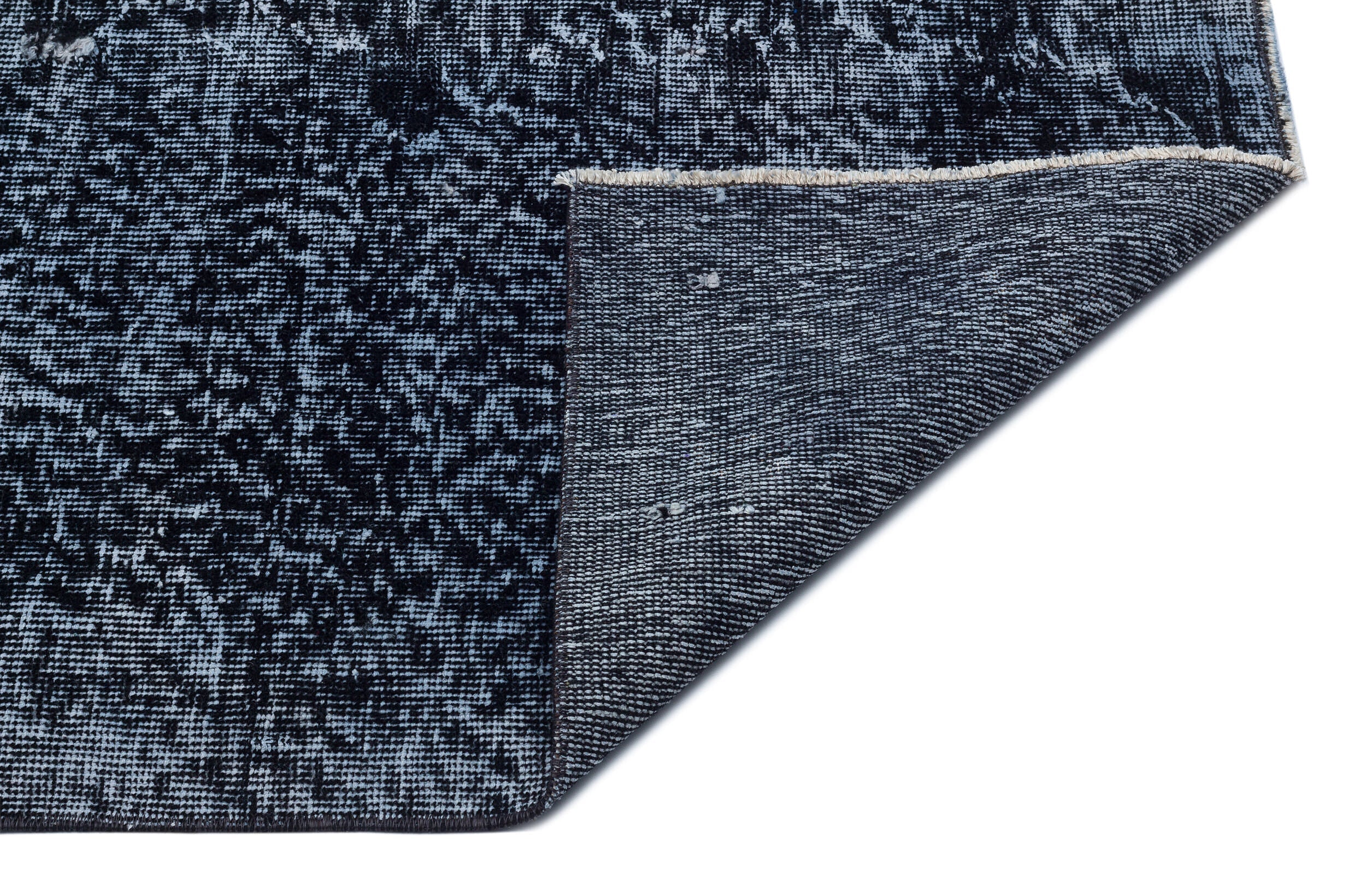 Atina Grey Vintage Wool Handmade Area Rug 7'0" x 10'2"