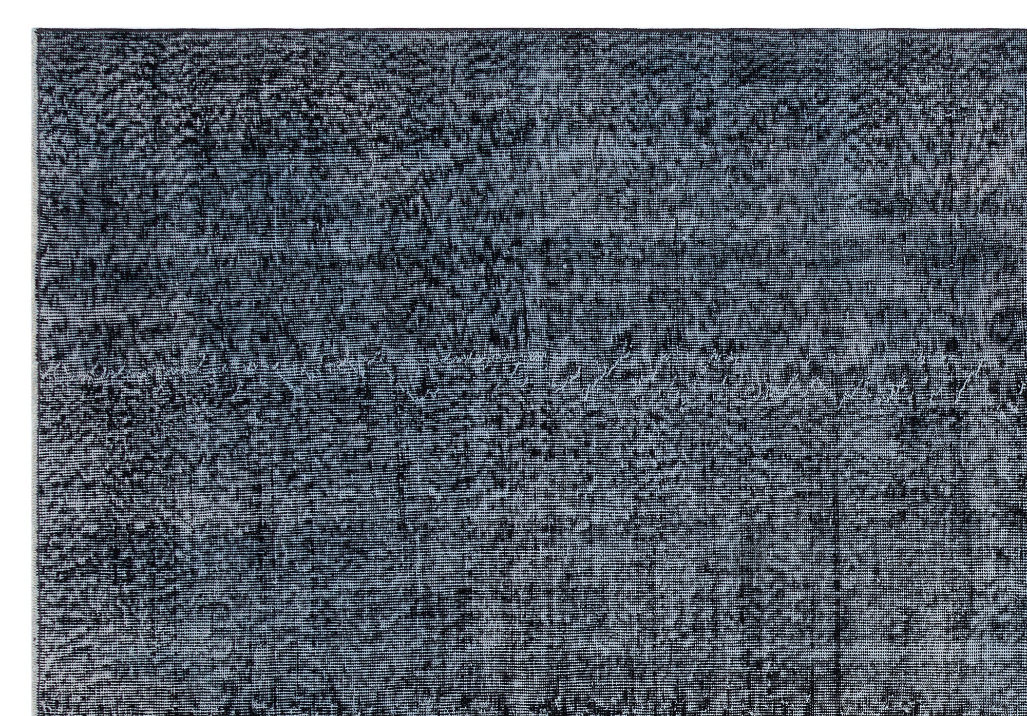 Atina Grey Vintage Wool Handmade Area Rug 7'0" x 10'2"