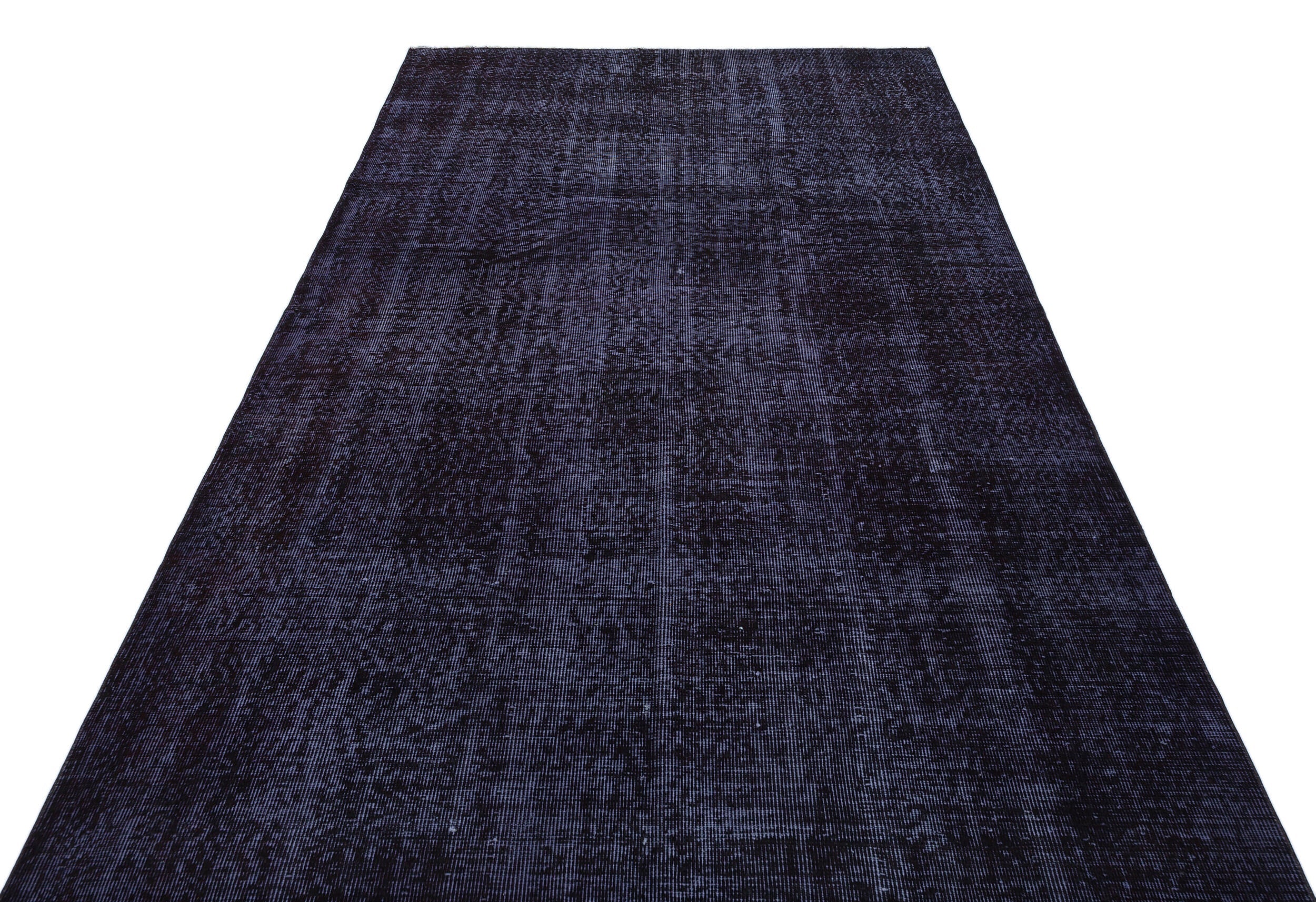 Atina Black Vintage Wool Handmade Area Rug 5'7" x 9'1"