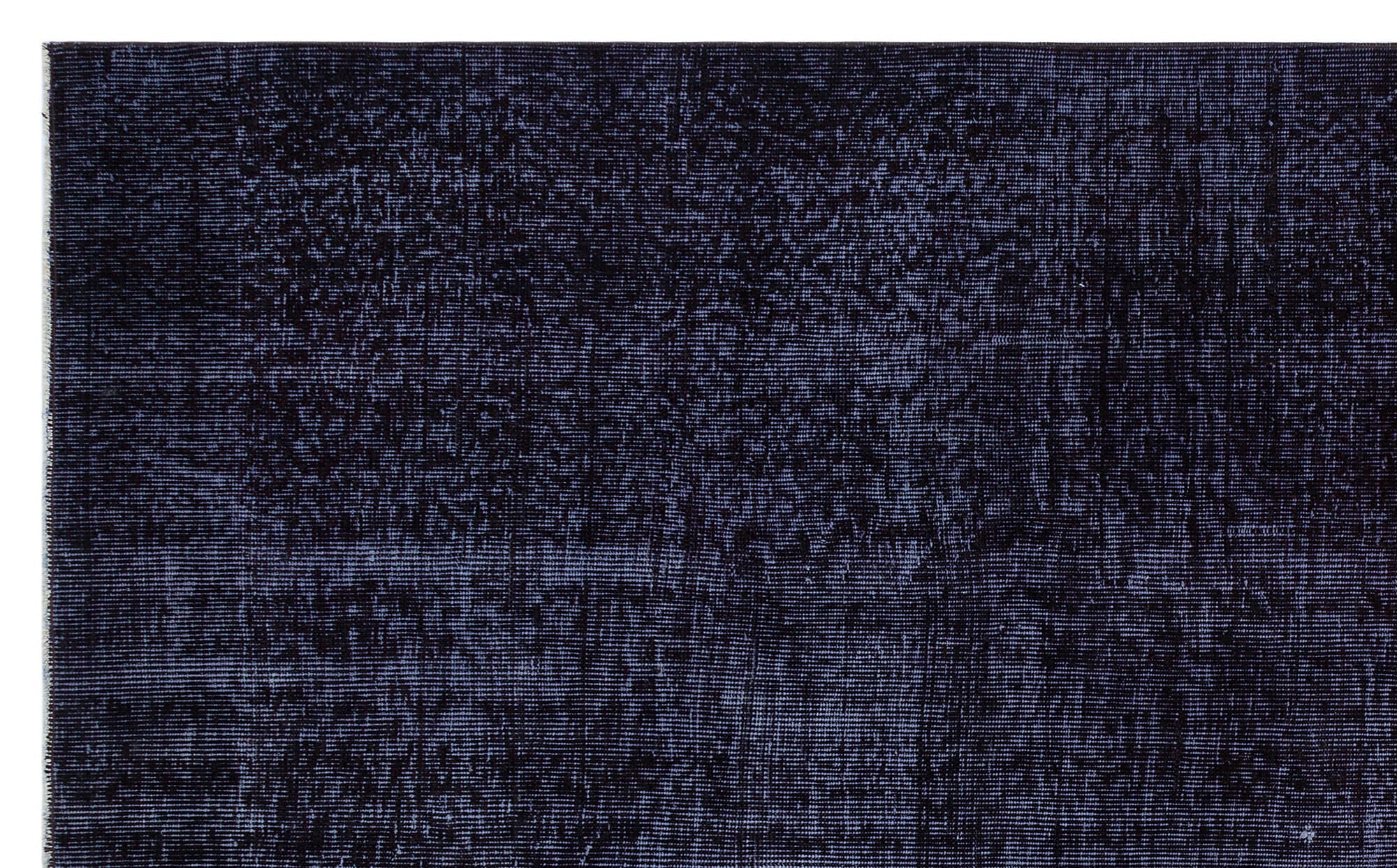 Atina Black Vintage Wool Handmade Area Rug 5'7" x 9'1"