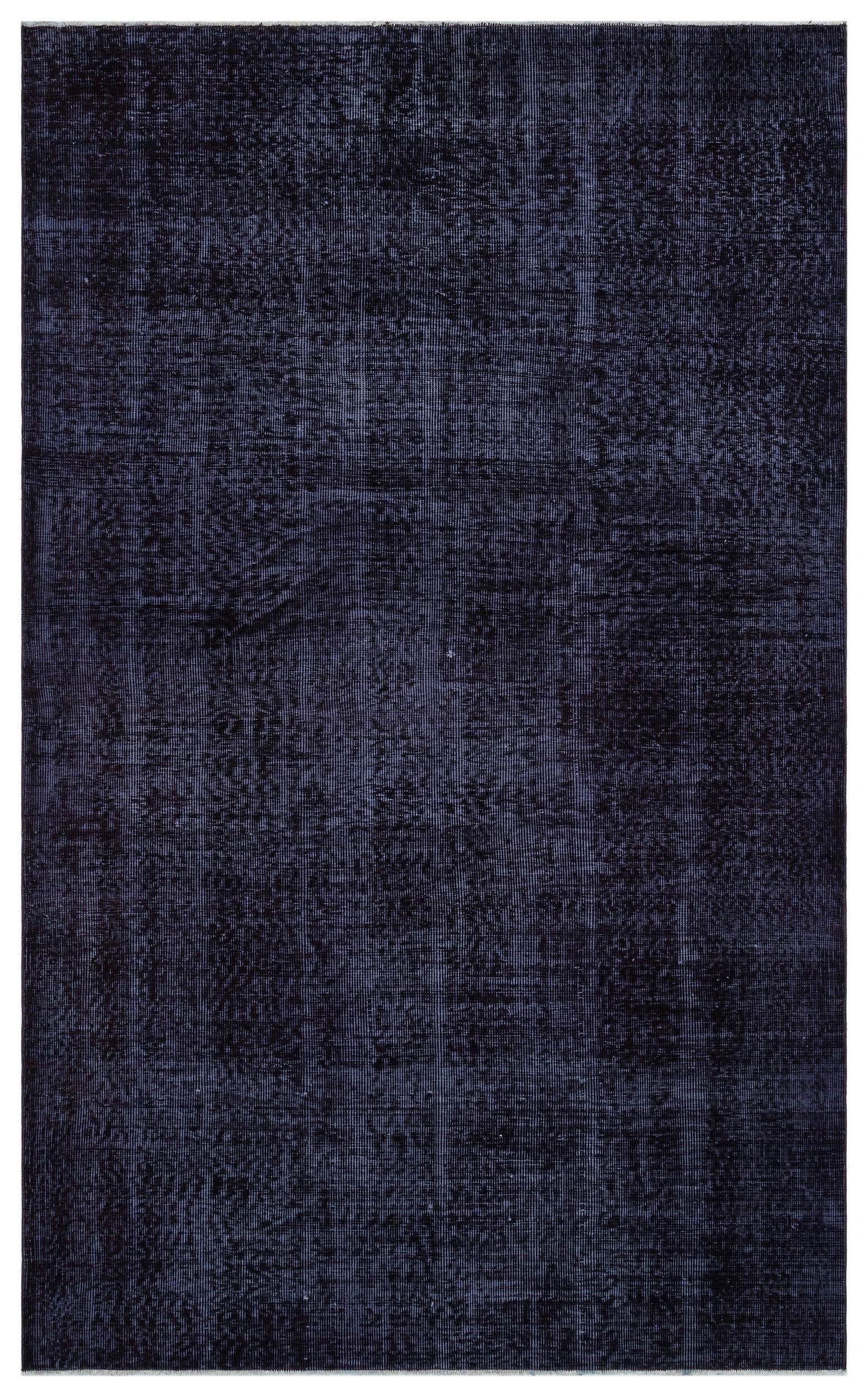 Atina Black Vintage Wool Handmade Area Rug 5'7" x 9'1"