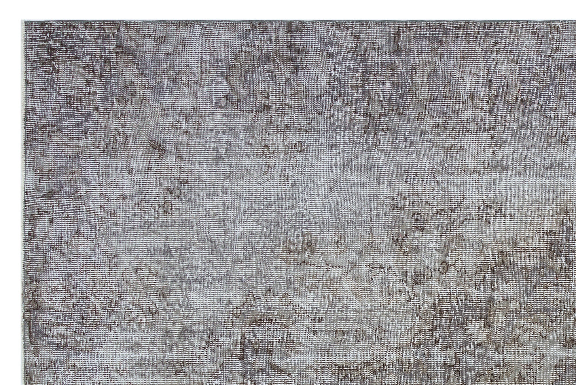 Atina Grey Vintage Wool Handmade Area Rug 5'9" x 8'7"