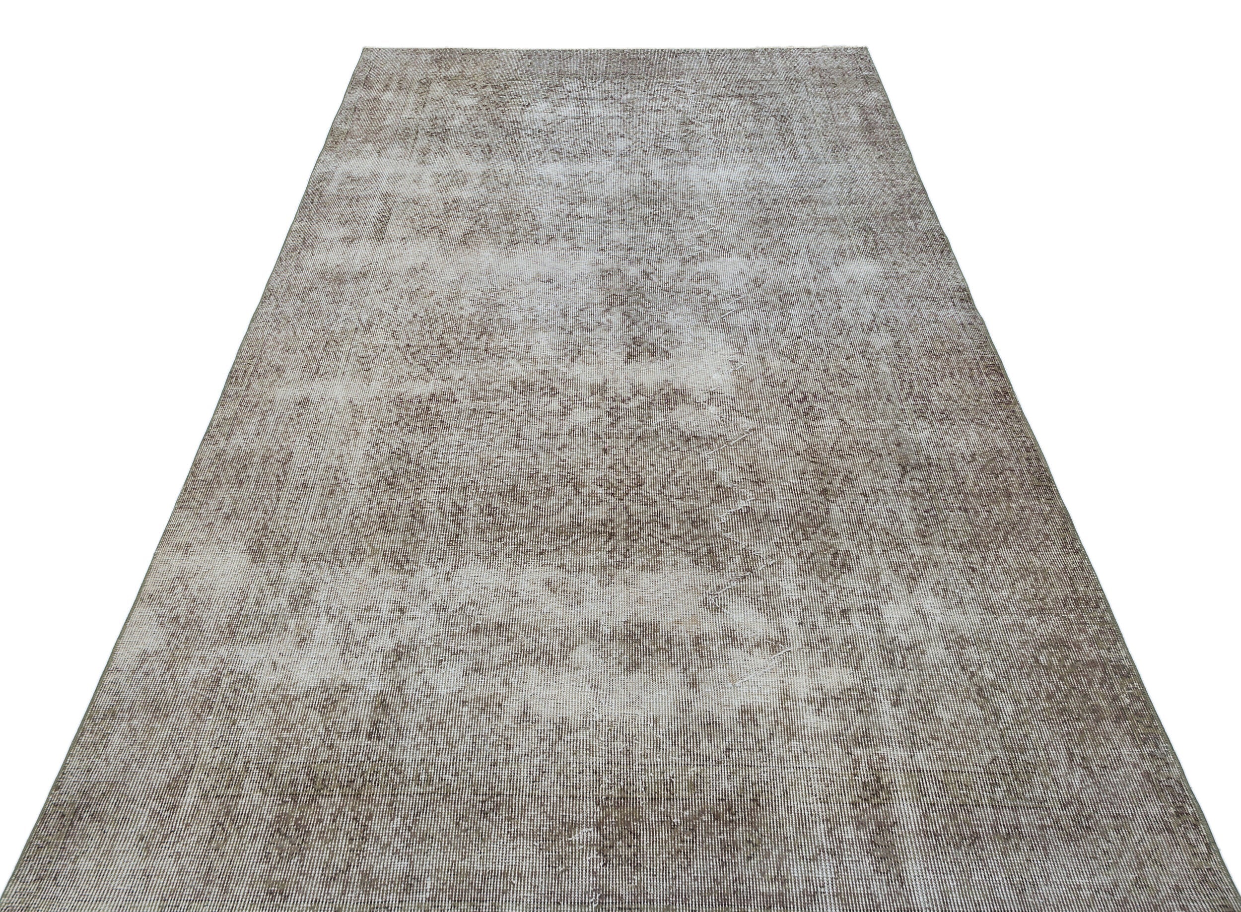 Atina Grey Vintage Wool Handmade Area Rug 5'0" x 8'6"
