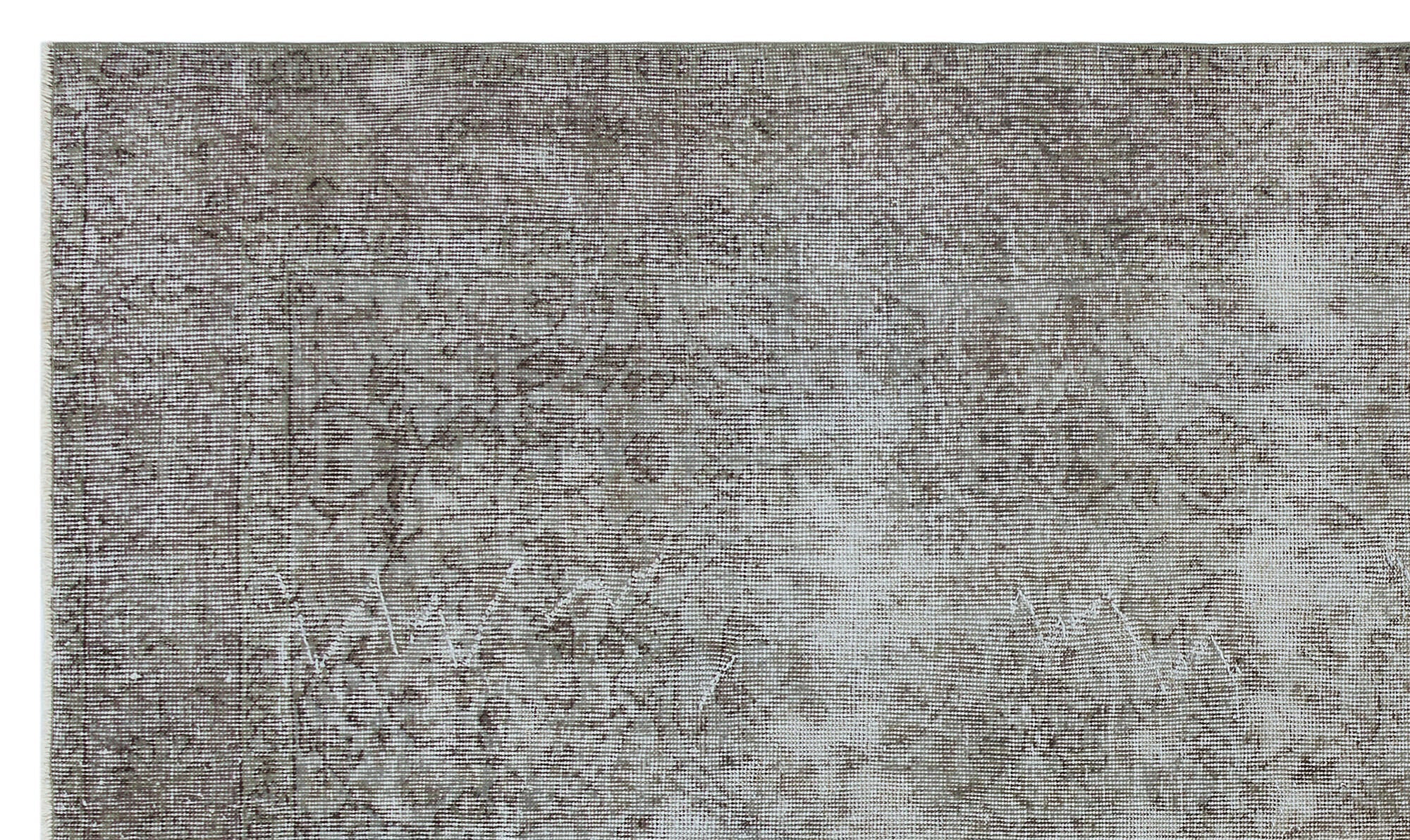 Atina Grey Vintage Wool Handmade Area Rug 5'0" x 8'6"