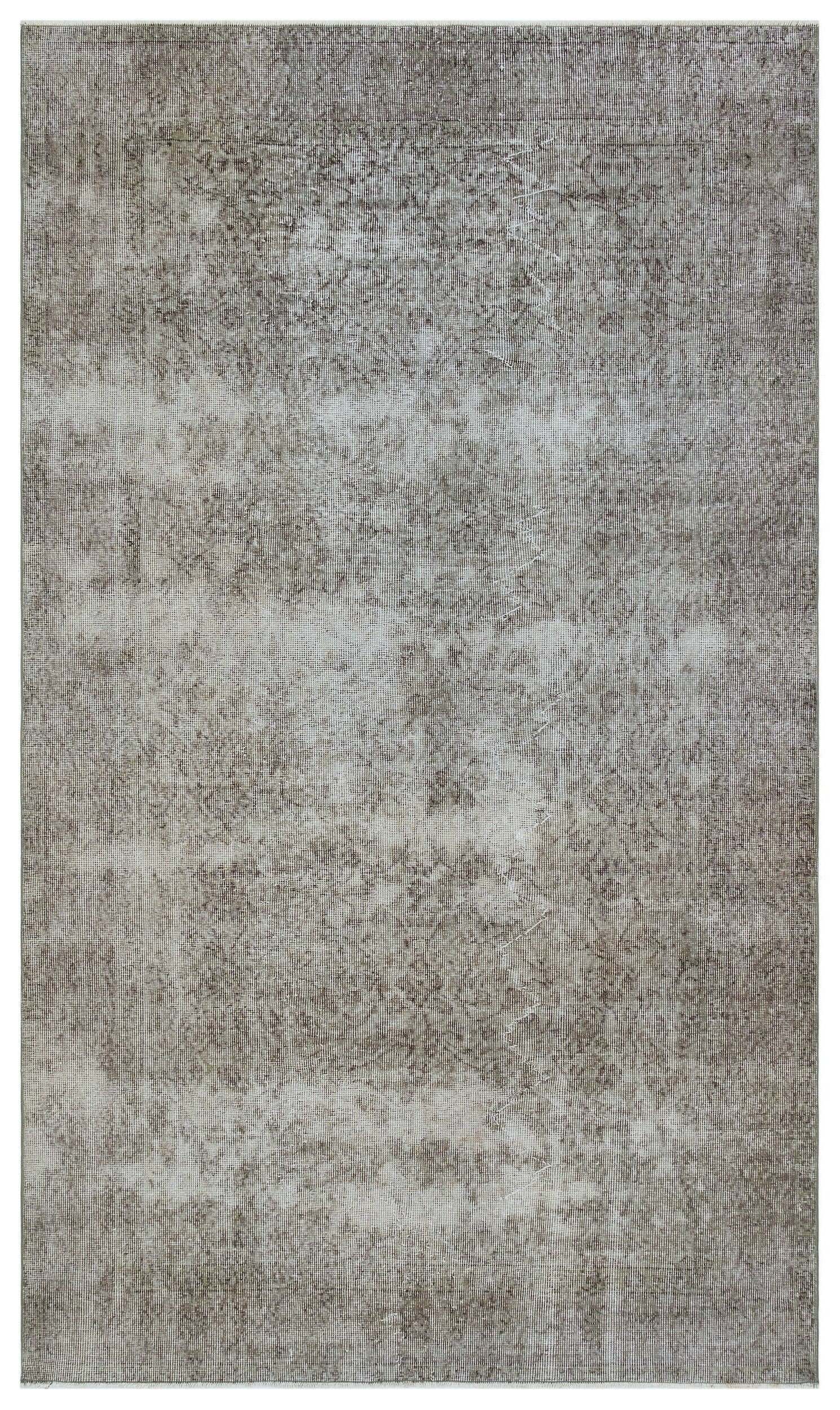 Atina Grey Vintage Wool Handmade Area Rug 5'0" x 8'6"