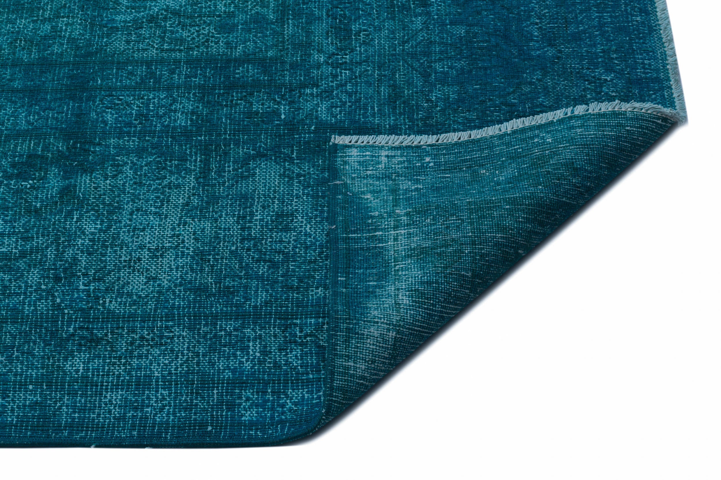 Epir Turquoise Vintage Wool Handmade Area Rug 9'10" x 12'2"
