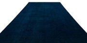Epir Navy Vintage Wool Handmade Area Rug 9'5" x 12'6"