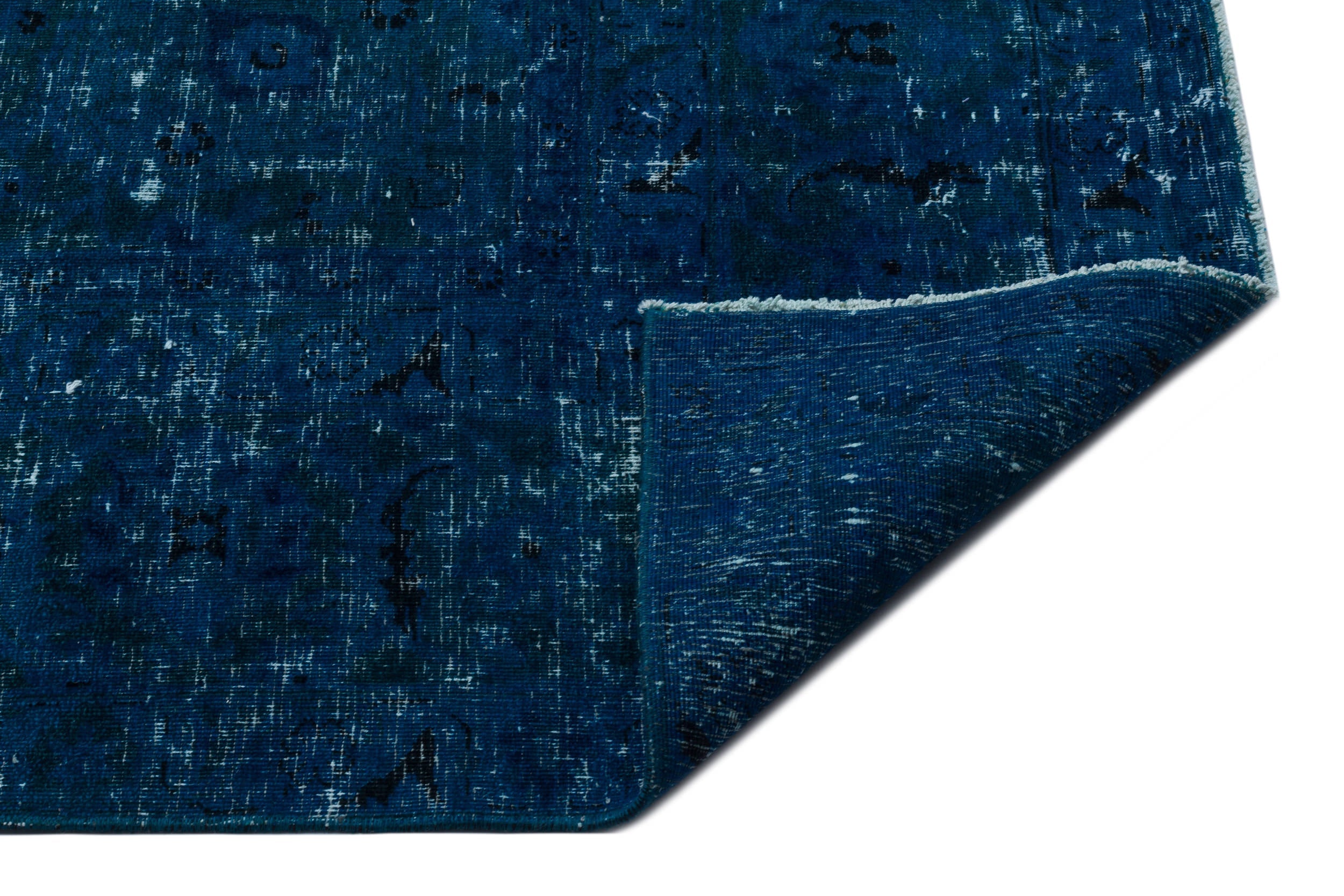 Epir 29808 Turquoise Vintage Wool Handmade Area Rug 9'7" x 12'7"