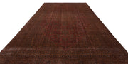 Epir Brown Vintage Wool Handmade Area Rug 8'11" x 14'1"