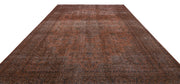 Epir Brown Vintage Wool Handmade Area Rug 9'5" x 12'7"