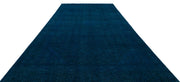 Epir Turquoise Vintage Wool Handmade Area Rug 8'7" x 13'0"