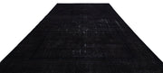 Epir Black Vintage Wool Handmade Area Rug 9'7" x 12'8"