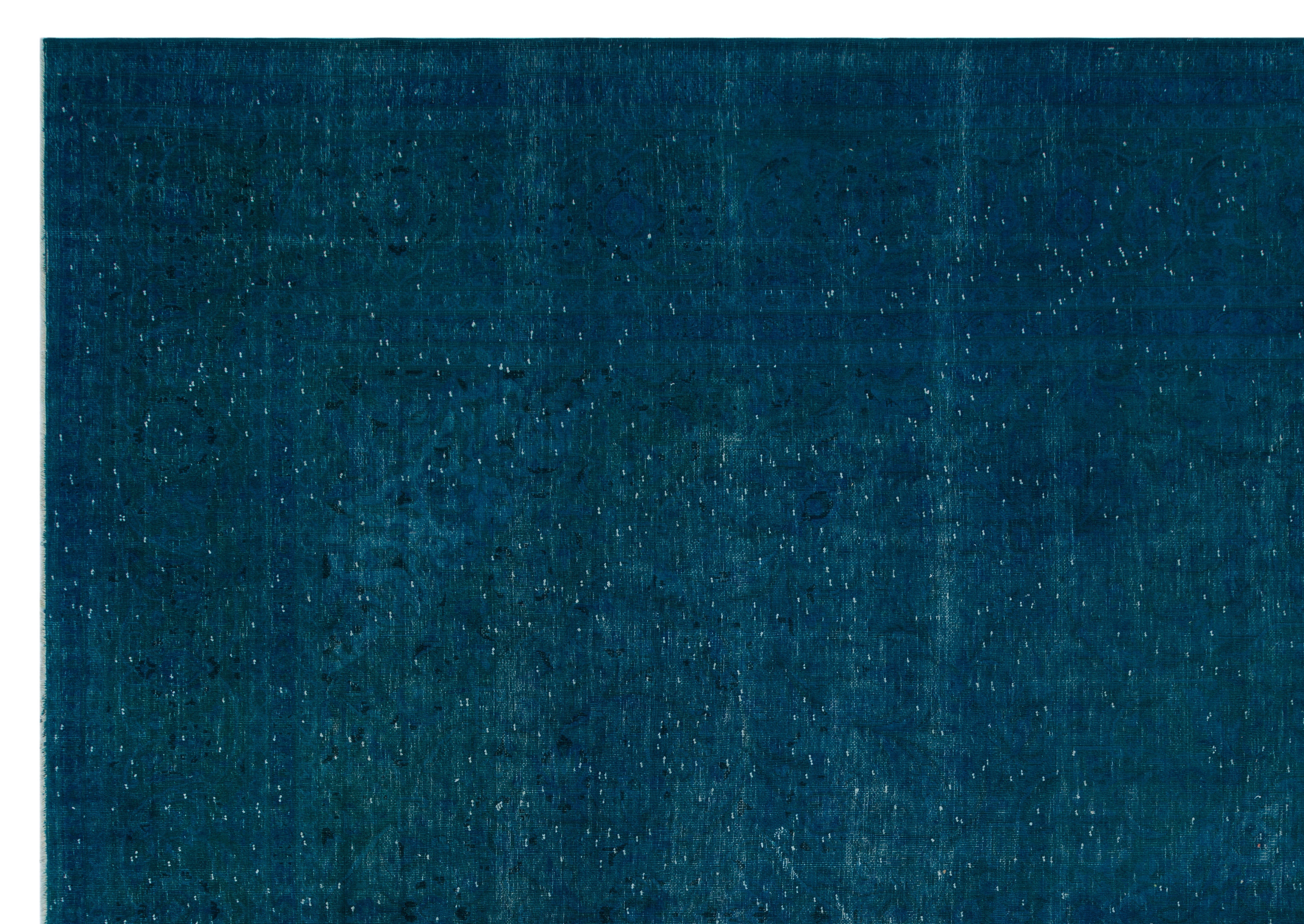 Epir Turquoise Vintage Wool Handmade Area Rug 9'10" x 14'0"