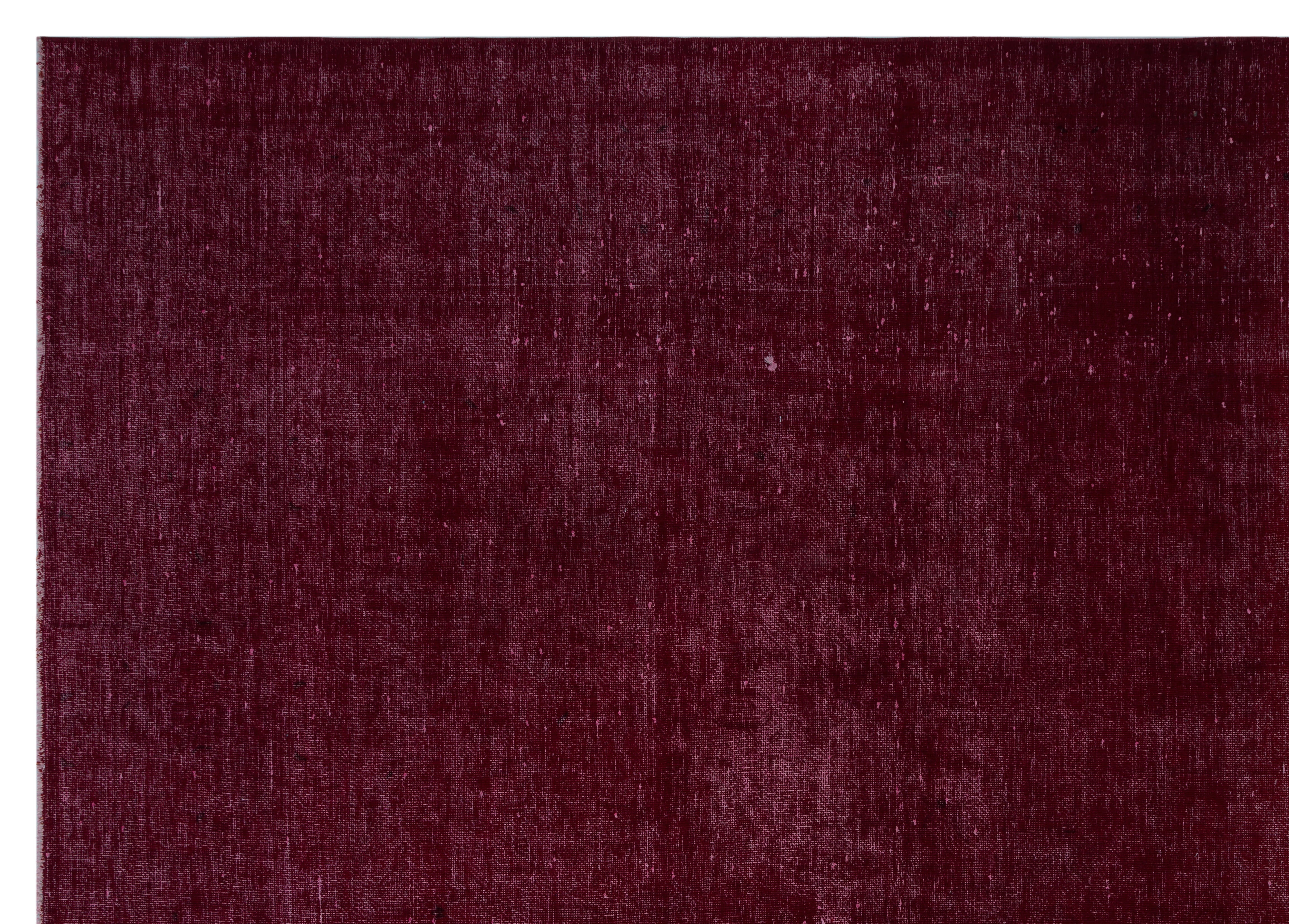 Epir Red Vintage Wool Handmade Area Rug 9'3" x 13'0"