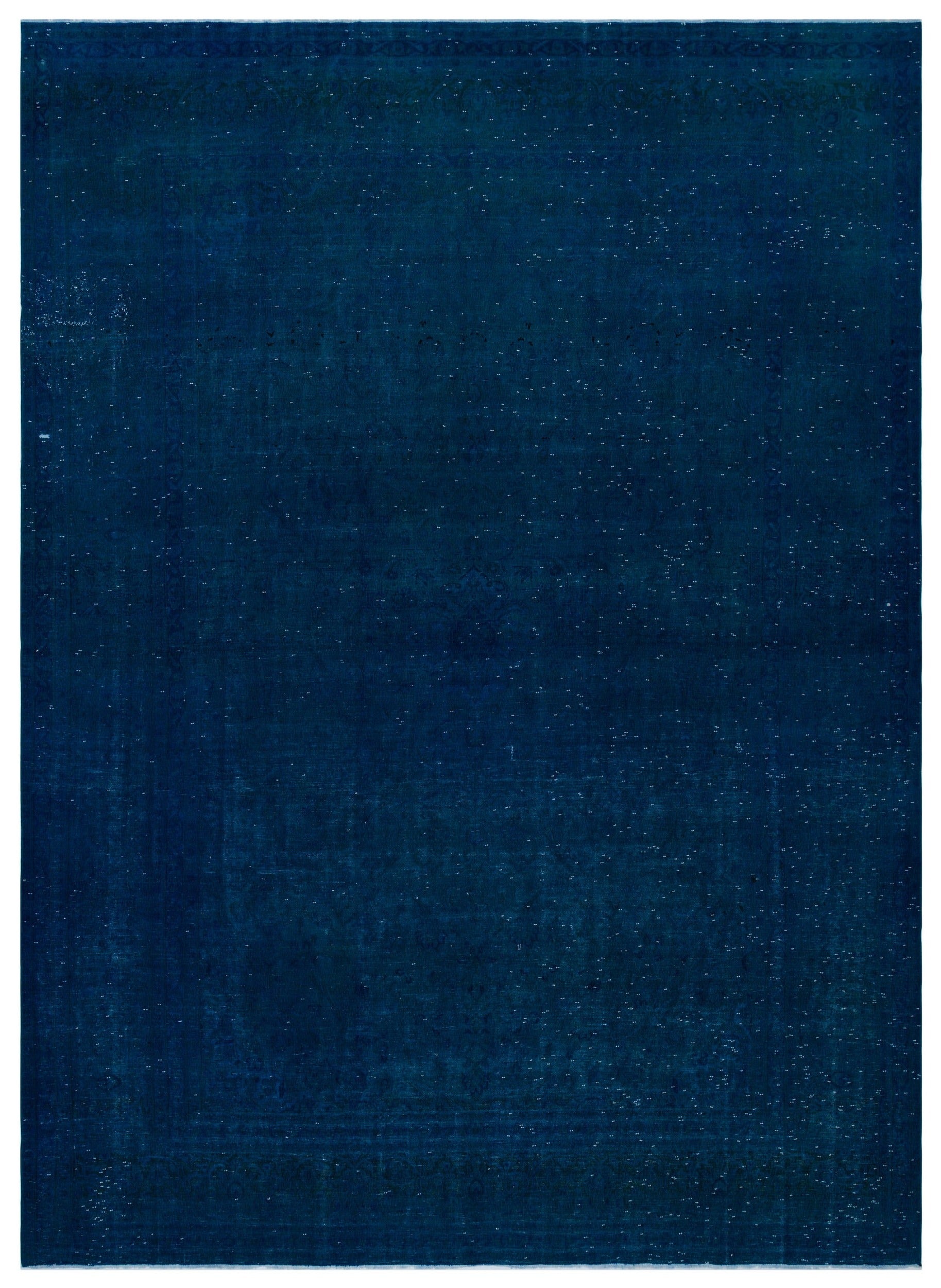 Epir Turquoise Vintage Wool Handmade Area Rug 9'3" x 13'1"