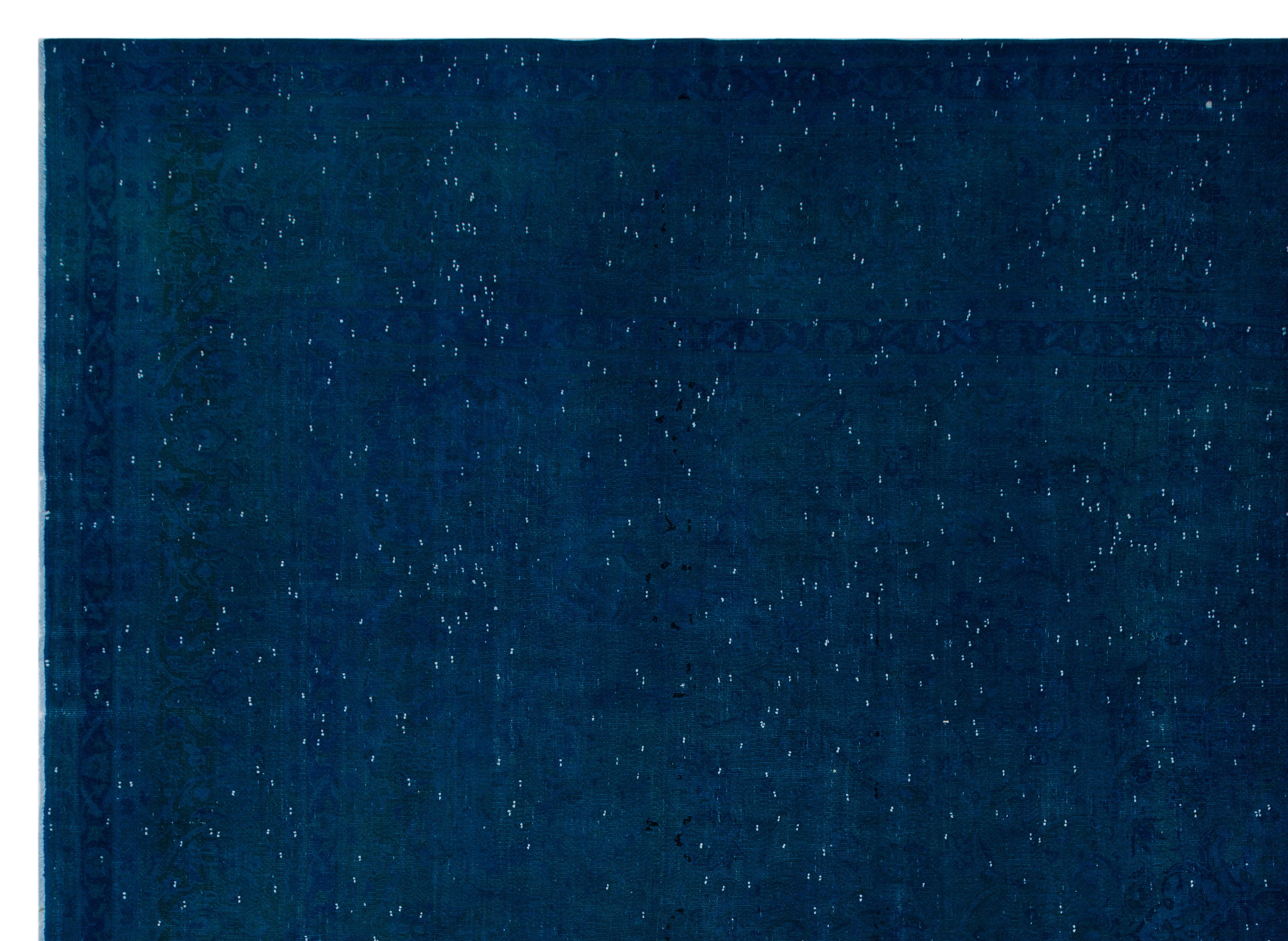 Epir Turquoise Vintage Wool Handmade Area Rug 9'3" x 13'1"