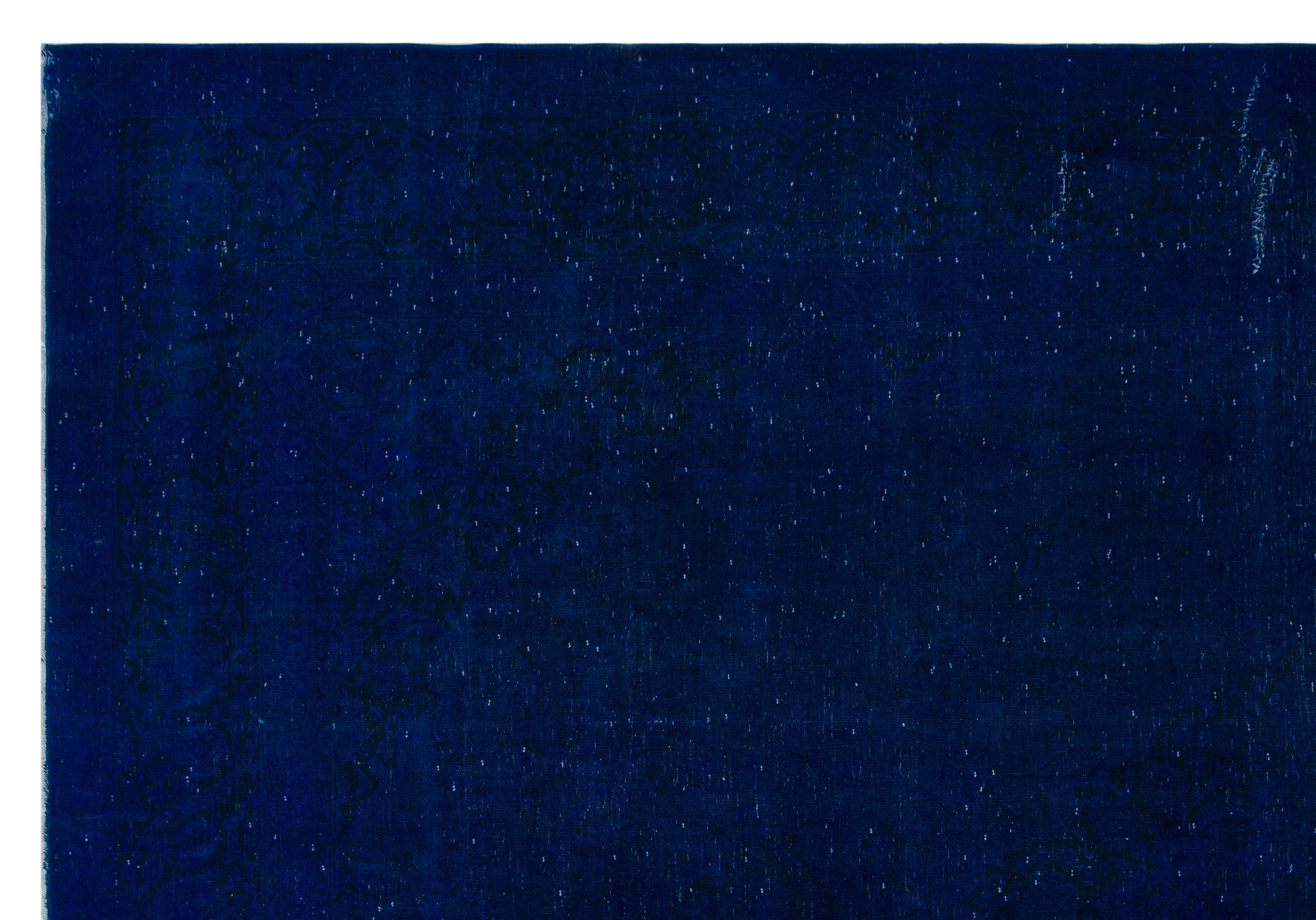 Epir Blue Vintage Wool Handmade Area Rug 9'8" x 13'10"
