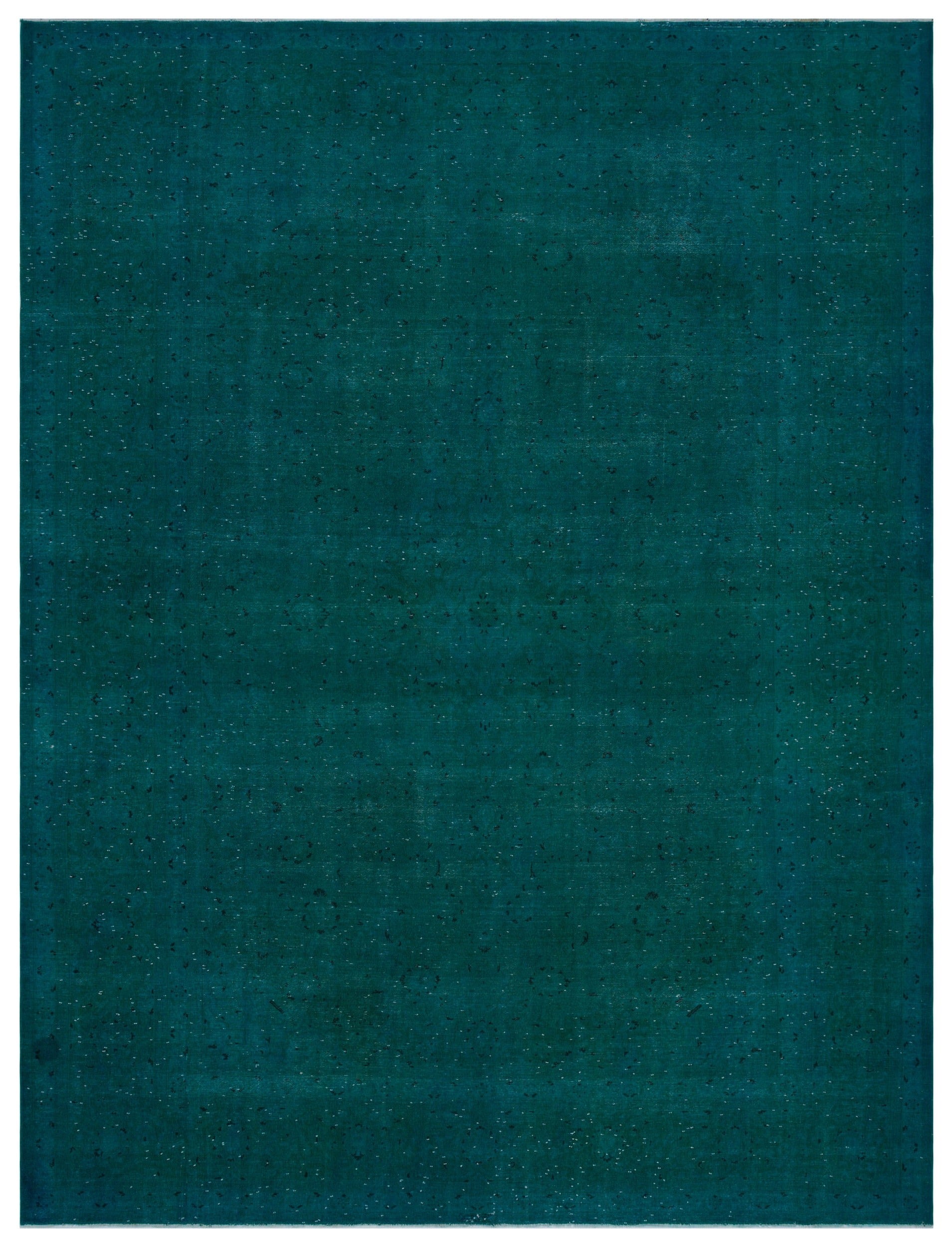 Epir Turquoise Vintage Wool Handmade Area Rug 9'7" x 12'9"