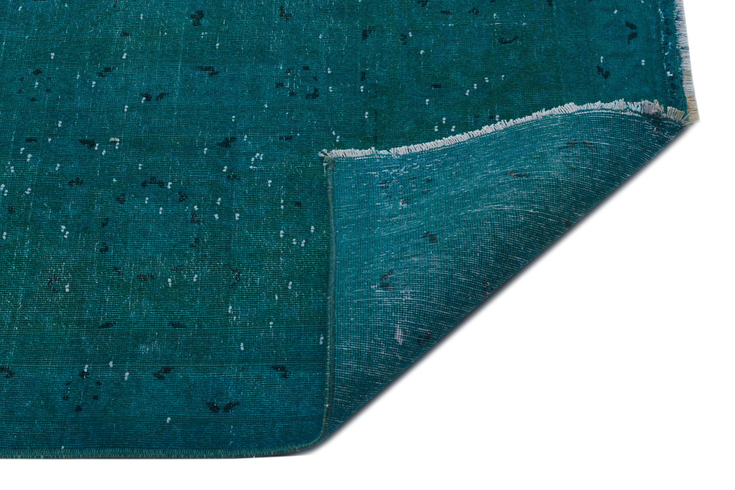 Epir Turquoise Vintage Wool Handmade Area Rug 9'7" x 12'9"