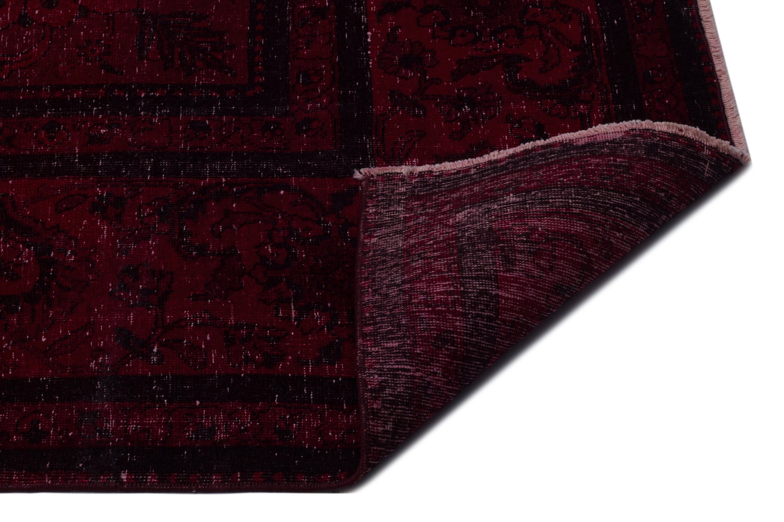 Epir Red Vintage Wool Handmade Area Rug 10'7" x 14'4"