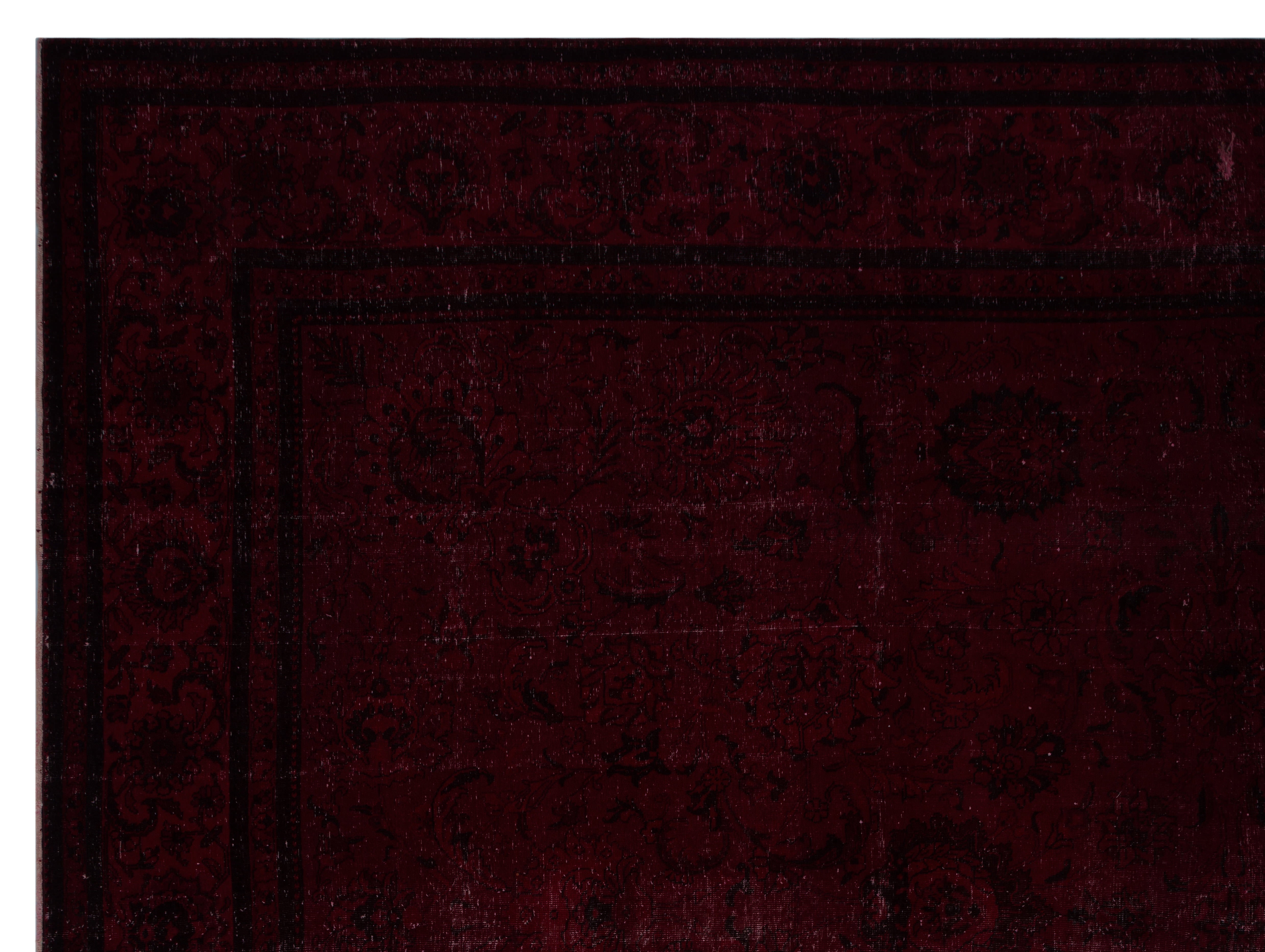 Epir Red Vintage Wool Handmade Area Rug 10'7" x 14'4"