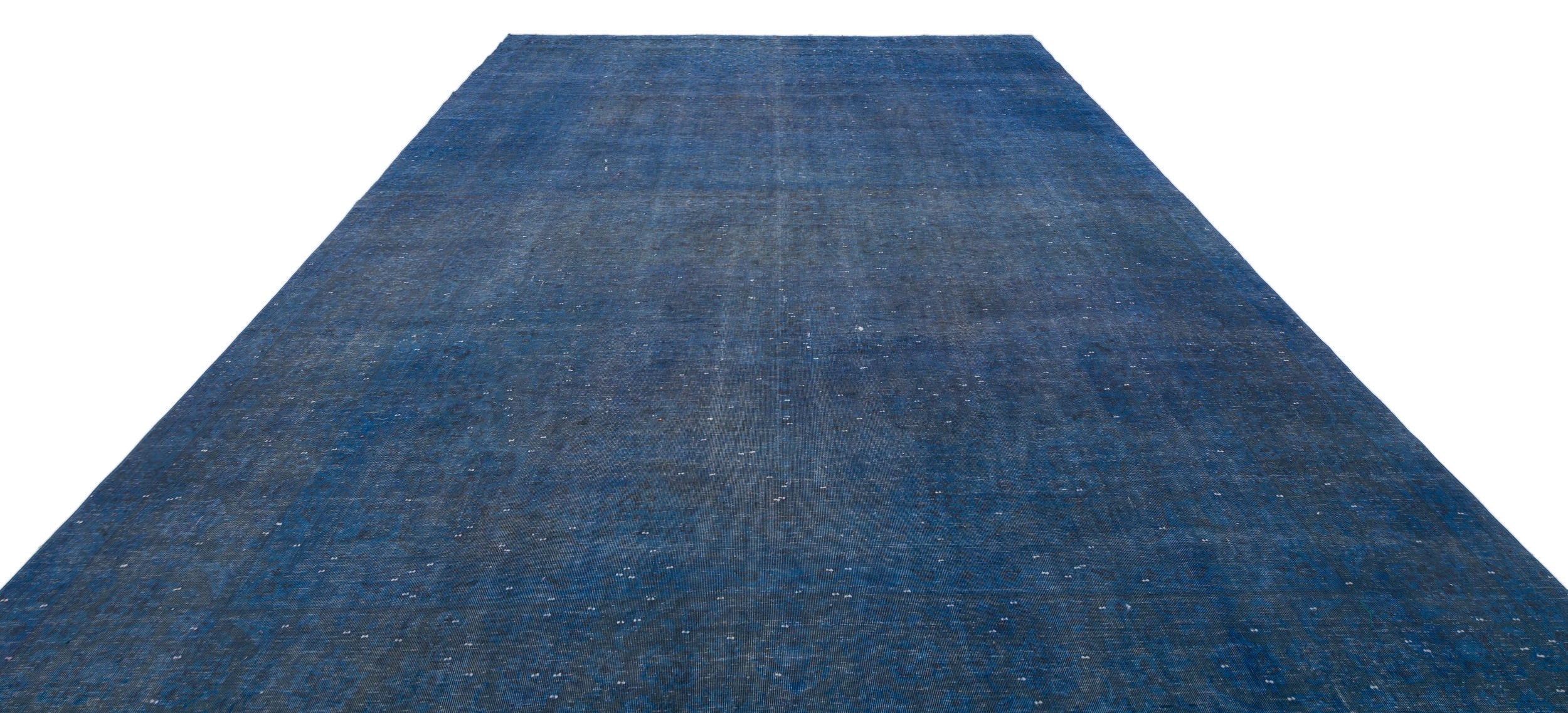 Epir Blue Vintage Wool Handmade Area Rug 9'7" x 12'9"