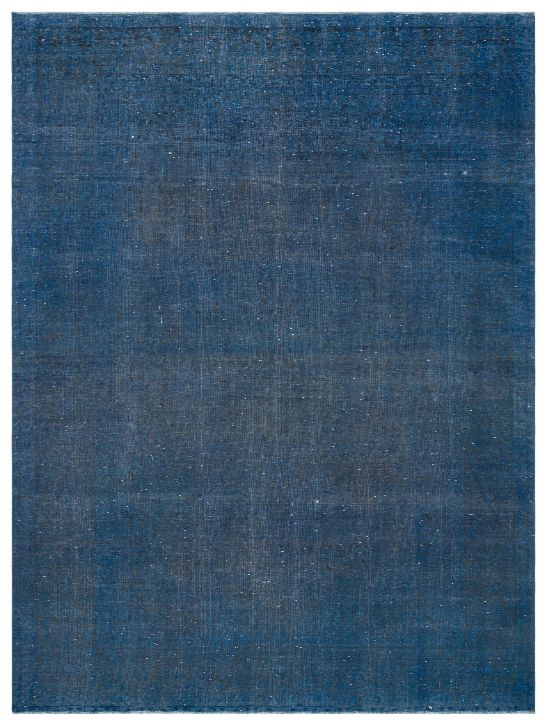Epir Blue Vintage Wool Handmade Area Rug 9'7" x 12'9"