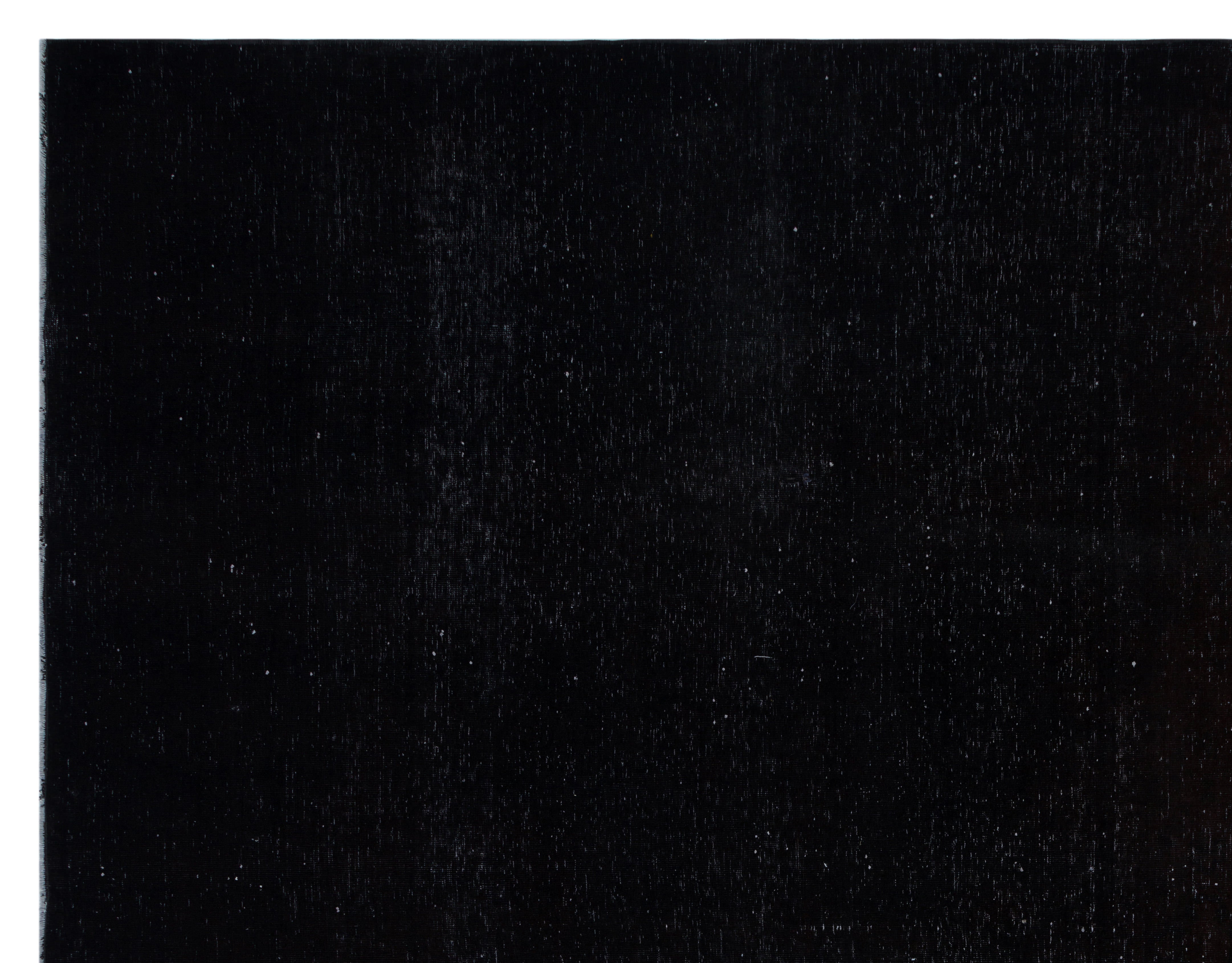 Epir Black Vintage Wool Handmade Area Rug 9'8" x 12'5"