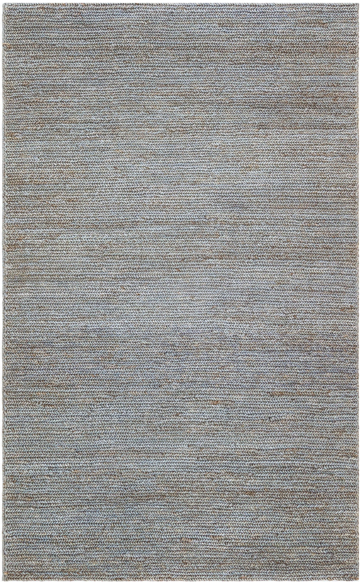 Handmade Jute Rug – Grey Modern Flatweave Natural Fiber Carpet, Easy Clean