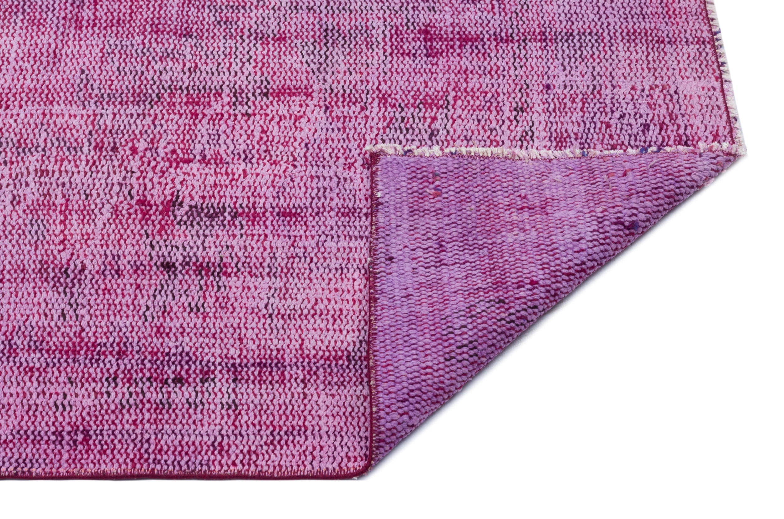 Atina Pink Vintage Wool Handmade Area Rug 5'0" x 8'7"