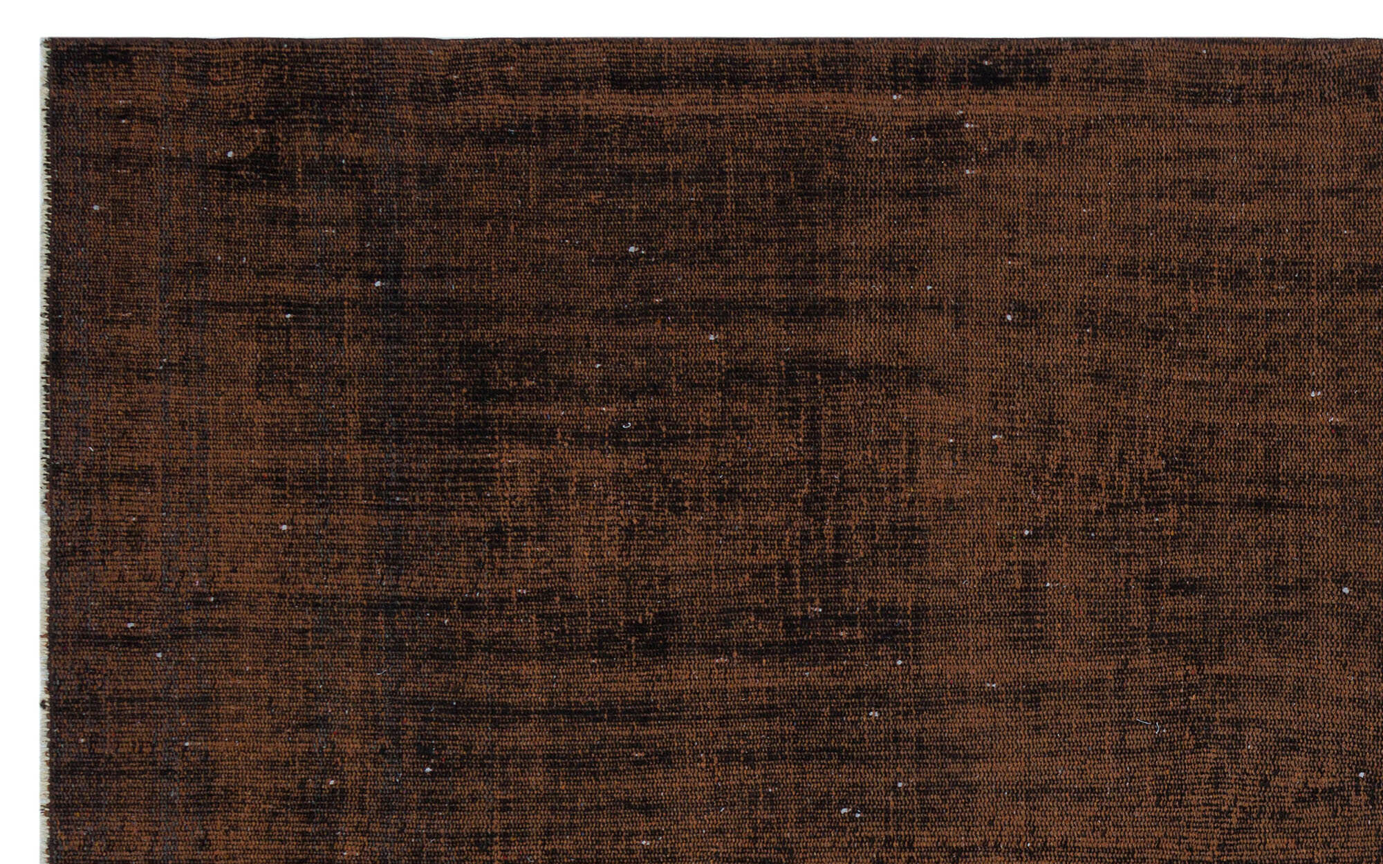 Atina Brown Vintage Wool Handmade Area Rug 5'7" x 8'11"