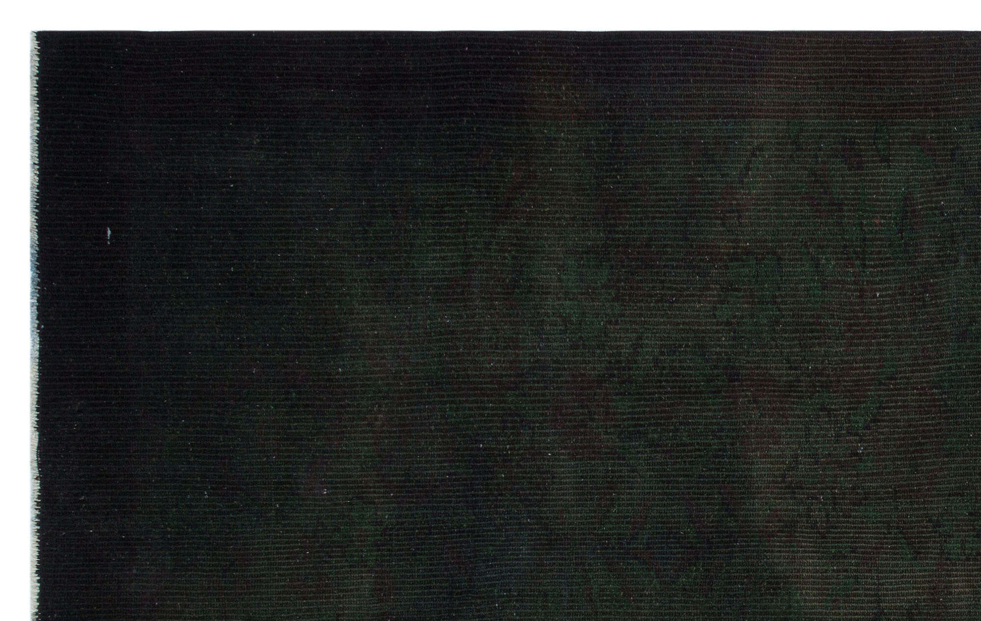 Atina Black Vintage Wool Handmade Area Rug 5'1" x 8'3"
