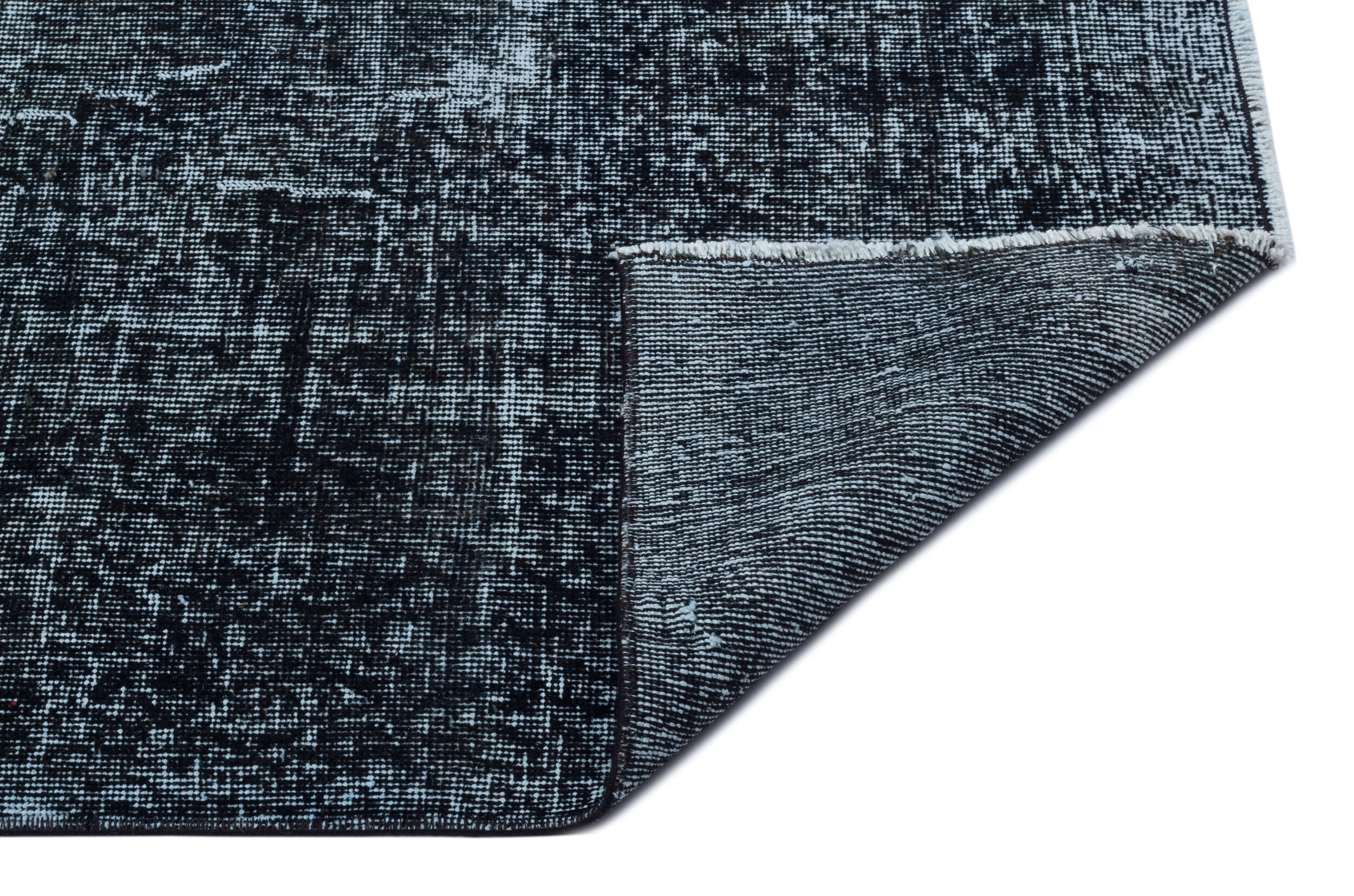 Atina Grey Vintage Wool Handmade Area Rug 6'10" x 10'1"
