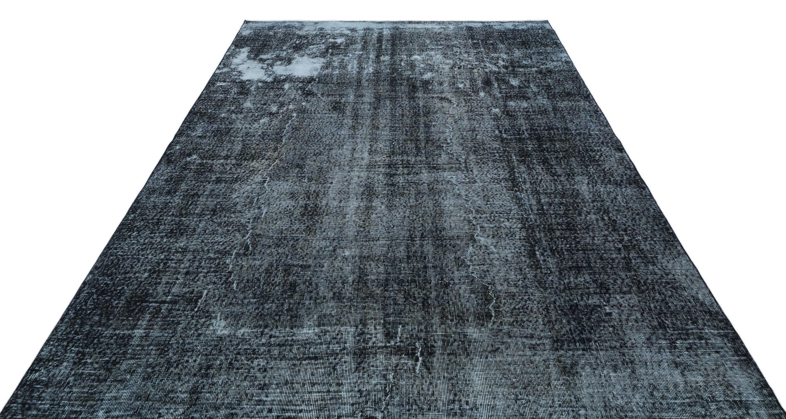 Atina Grey Vintage Wool Handmade Area Rug 6'10" x 10'1"