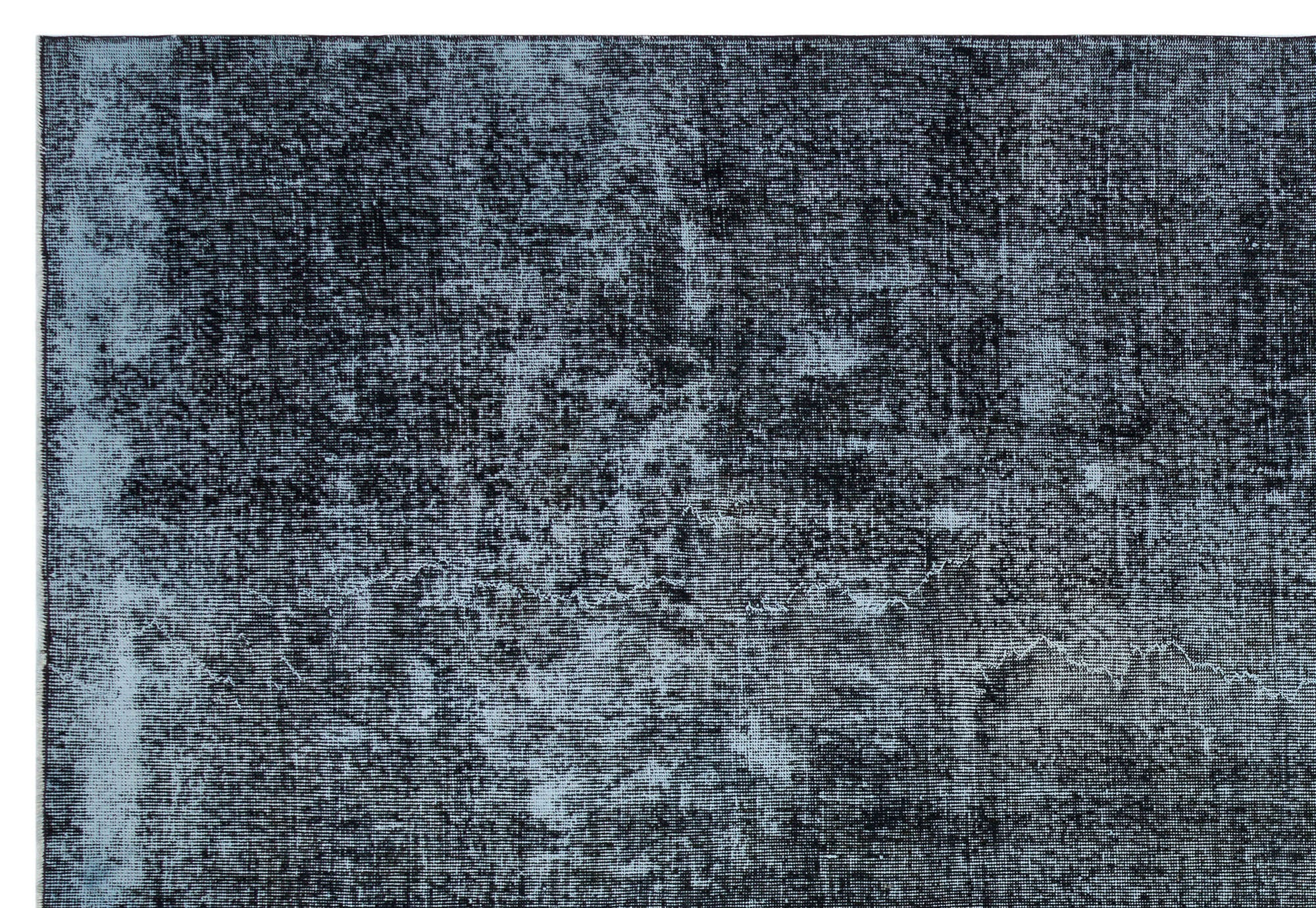 Atina Grey Vintage Wool Handmade Area Rug 6'10" x 10'1"