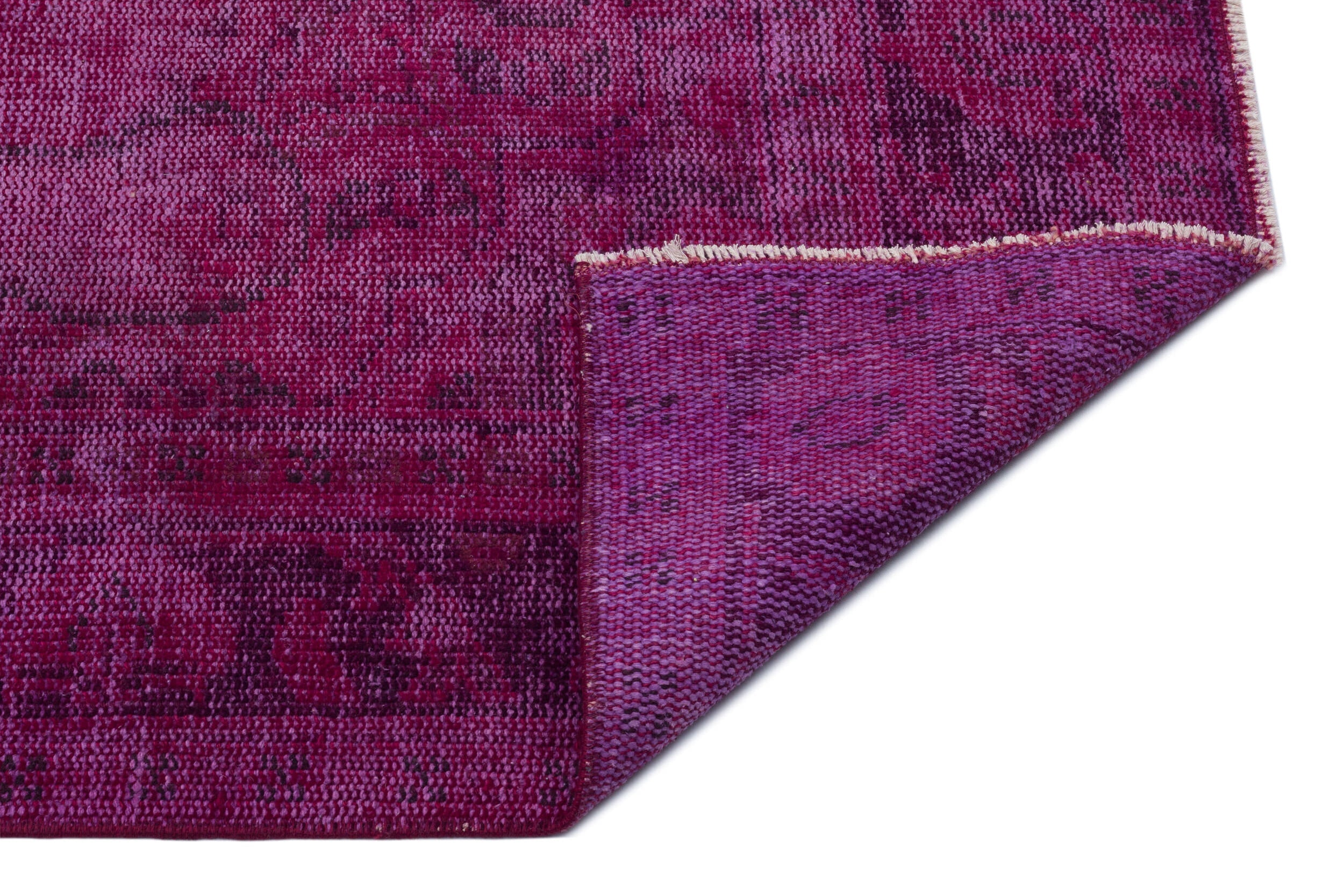 Atina Pink Vintage Wool Handmade Area Rug 5'8" x 9'9"
