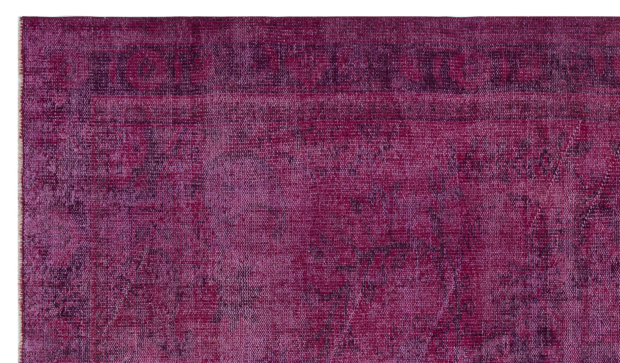Atina Pink Vintage Wool Handmade Area Rug 5'8" x 9'9"