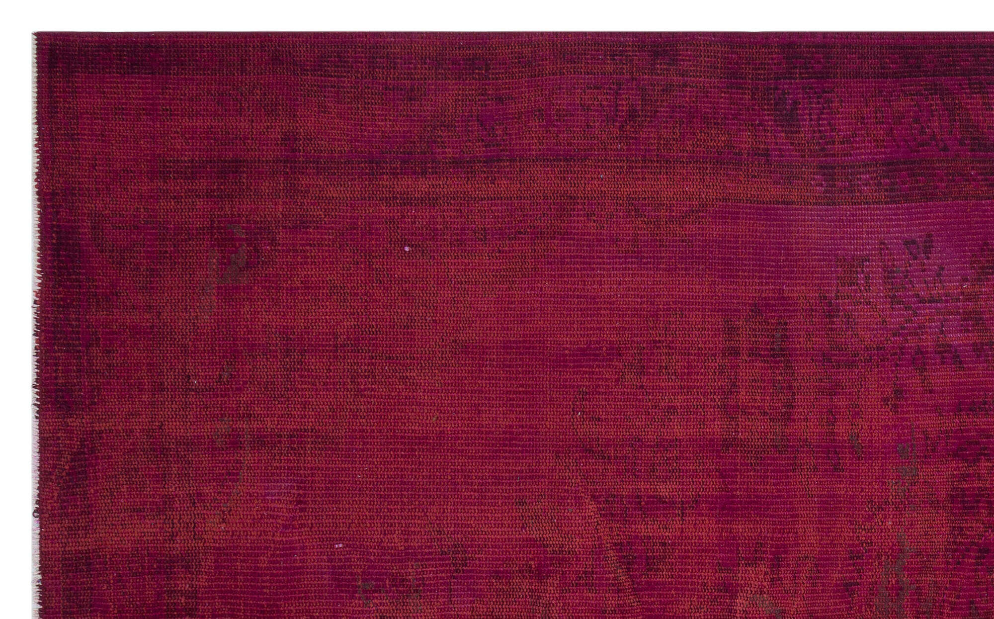 Atina Red Vintage Wool Handmade Area Rug 4'11" x 8'11"