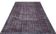 Atina Purple Vintage Wool Handmade Area Rug 5'3" x 8'8"