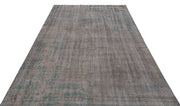 Atina Grey Vintage Wool Handmade Area Rug 5'9" x 10'1"