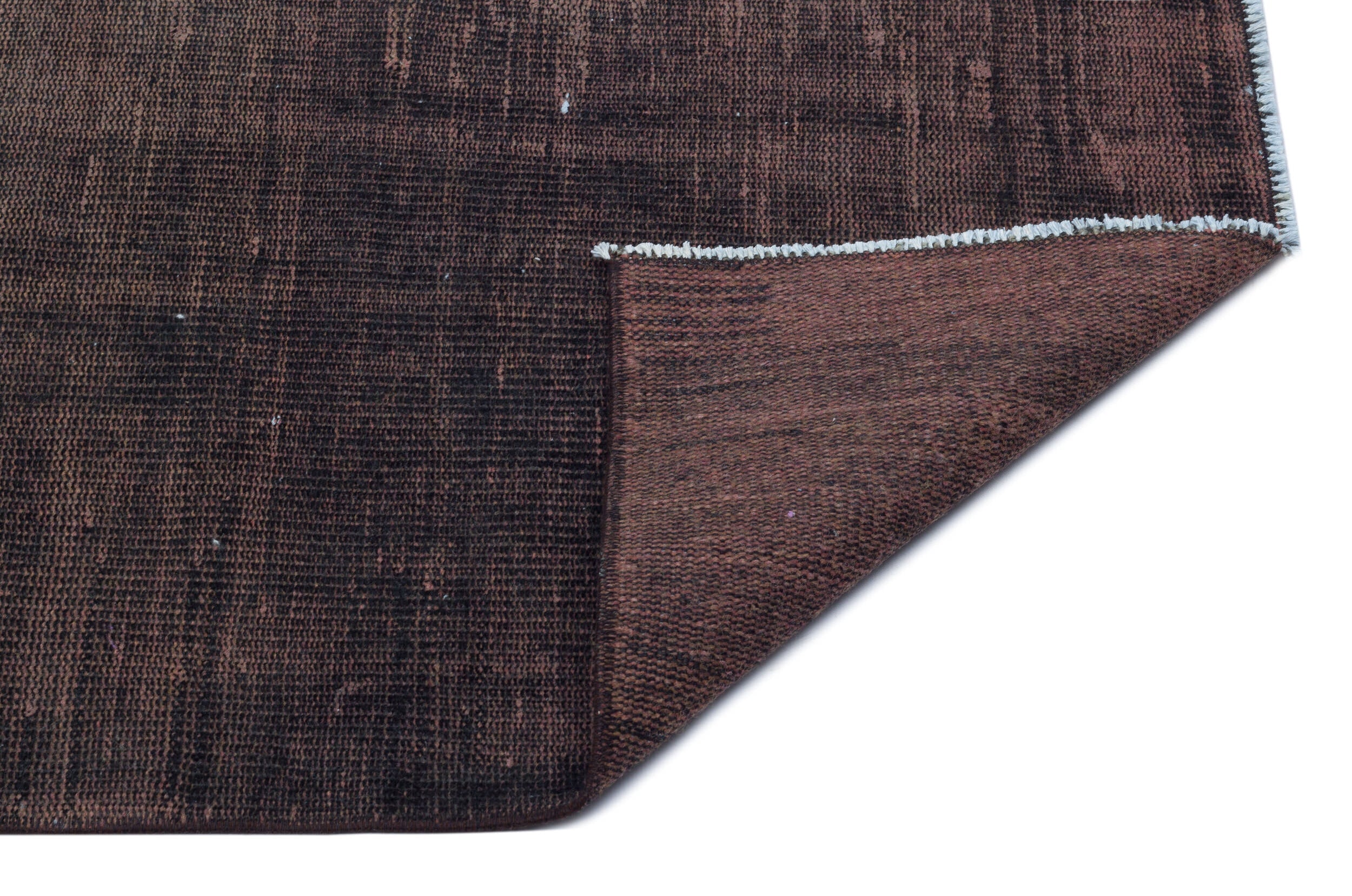Atina Brown Vintage Wool Handmade Area Rug 5'9" x 9'0"