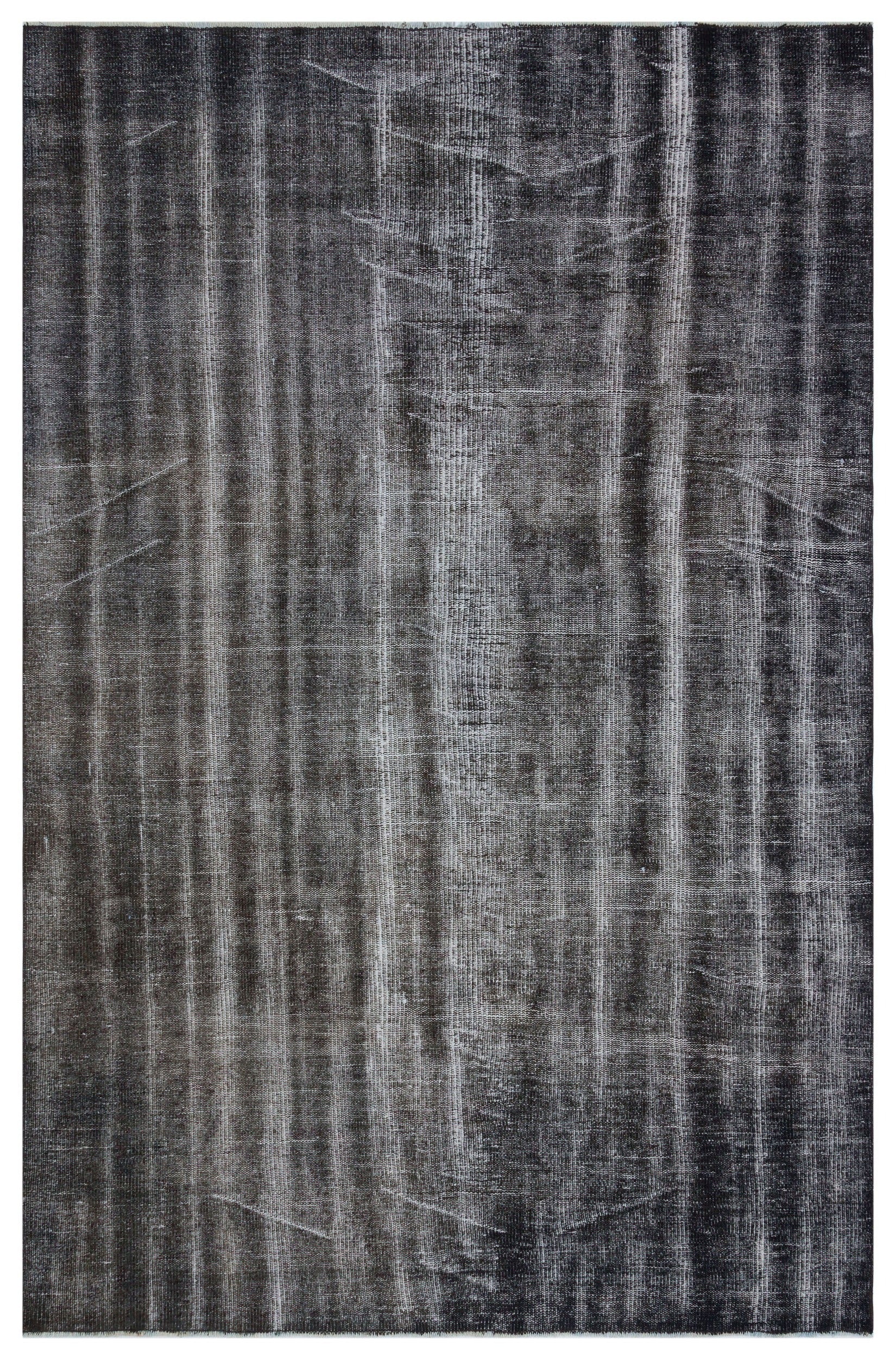 Atina Grey Vintage Wool Handmade Area Rug 5'8" x 8'7"