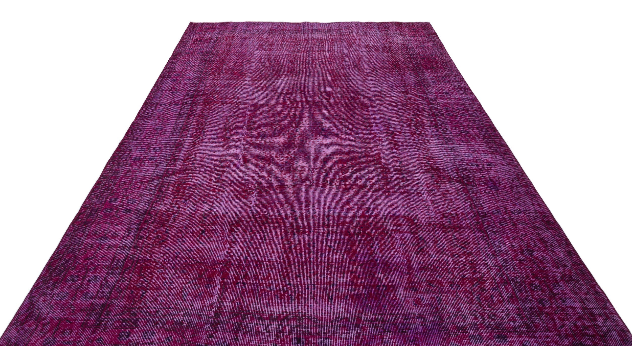 Atina Pink Vintage Wool Handmade Area Rug 6'7" x 9'7"